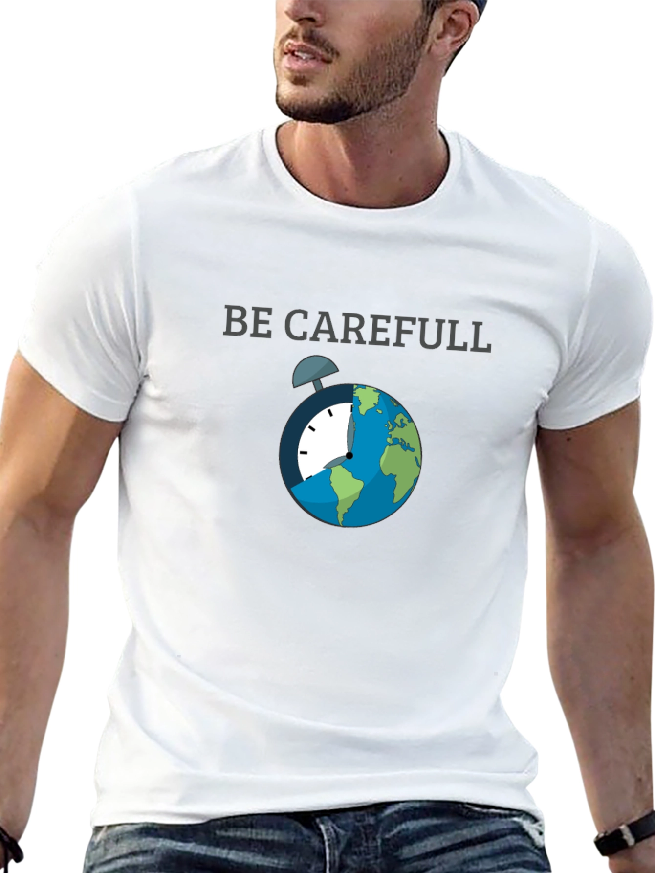 Be Carefull Graphic T-Shirt