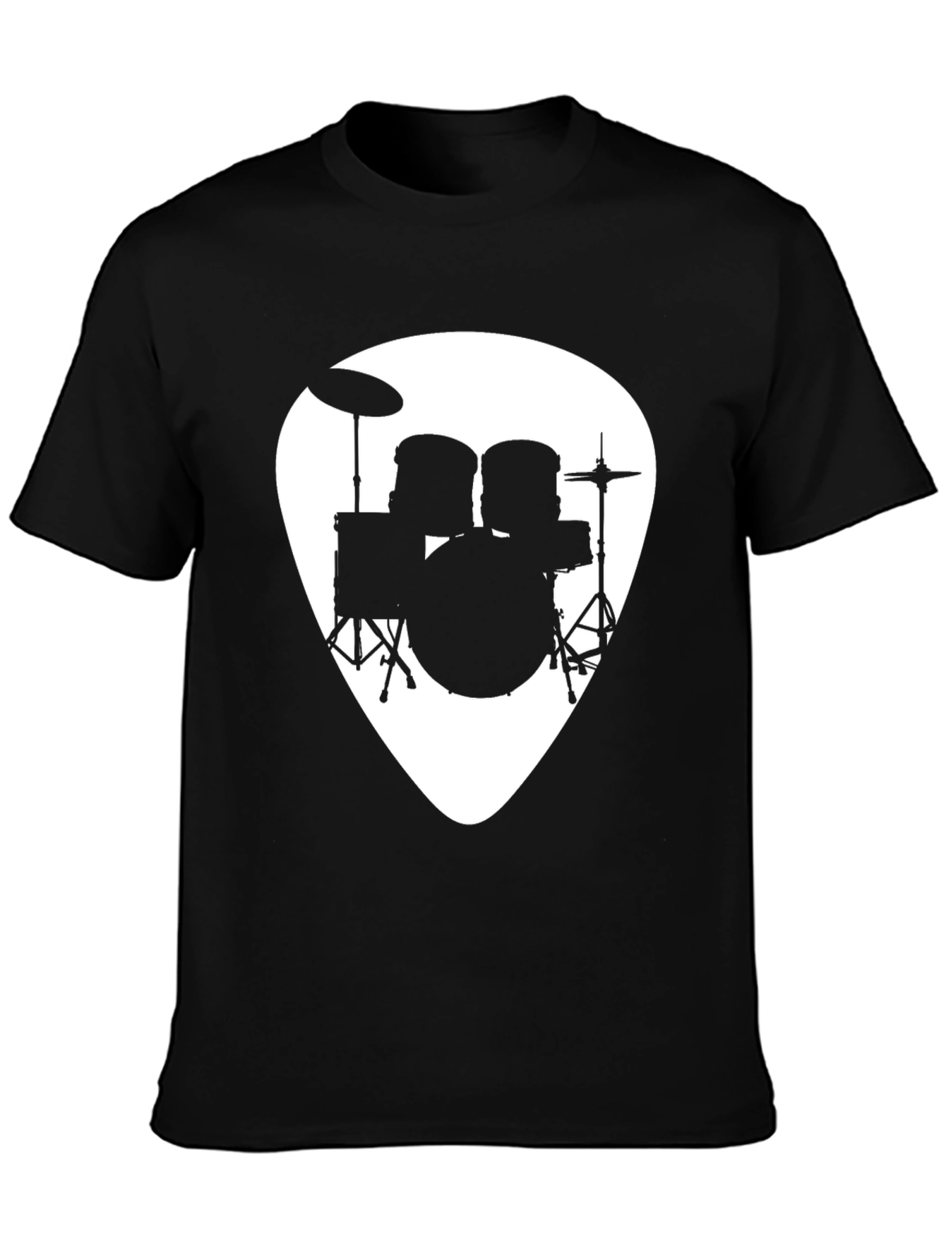 Drum Kit Graphic Tee - Music Lover Shirt