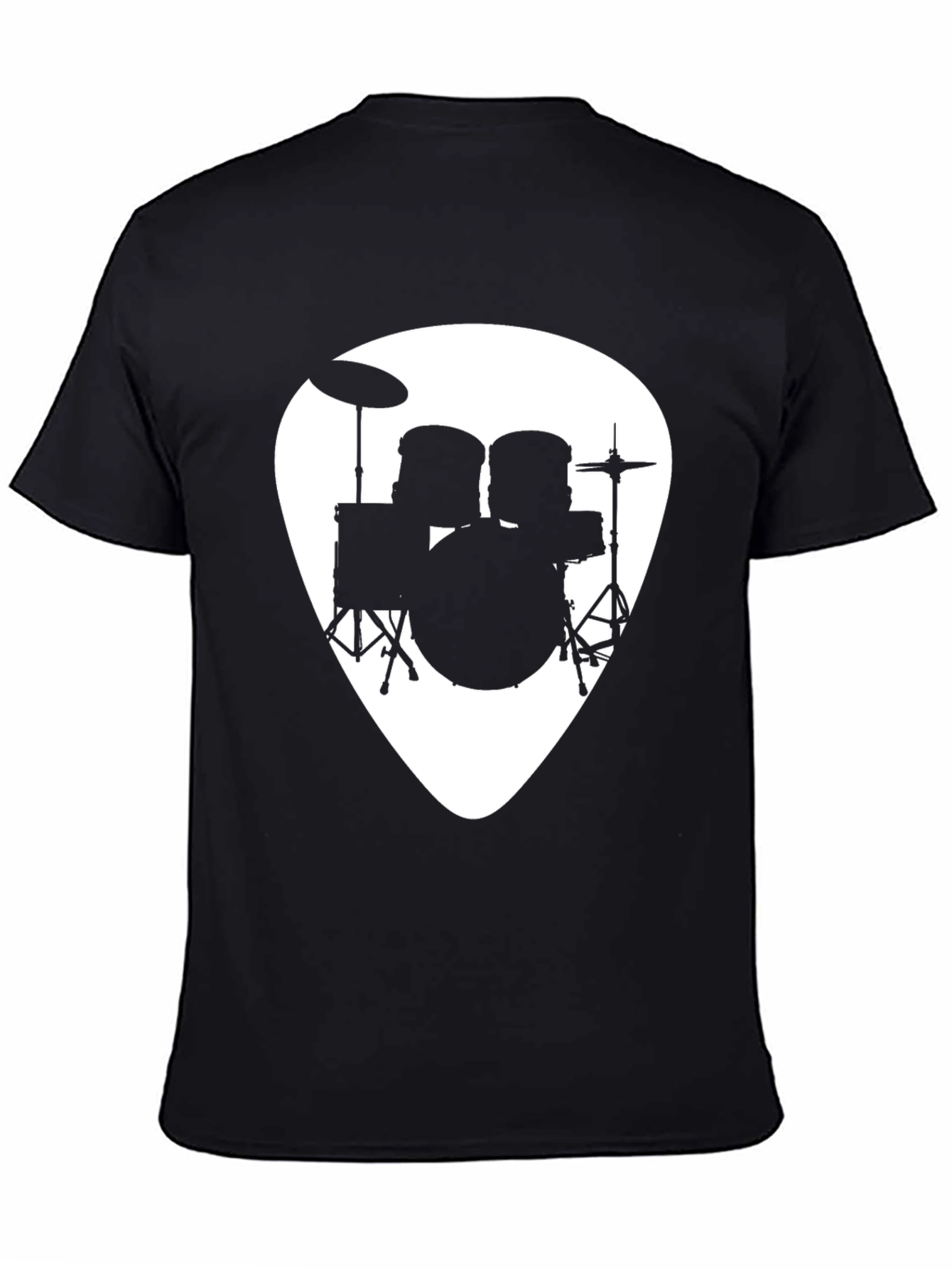 Drum Kit Graphic Tee - Music Lover Shirt