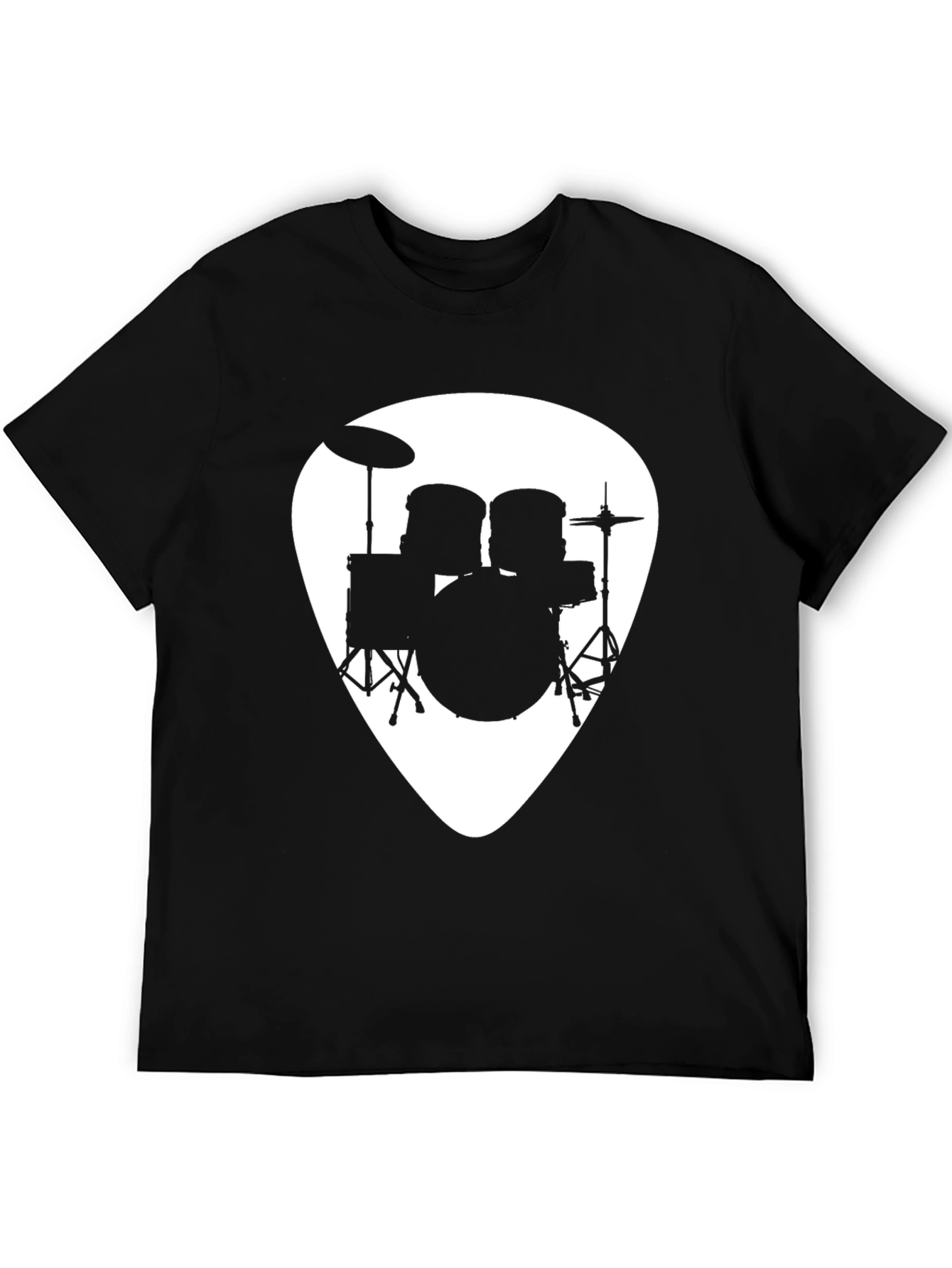 Drum Kit Graphic Tee - Music Lover Shirt