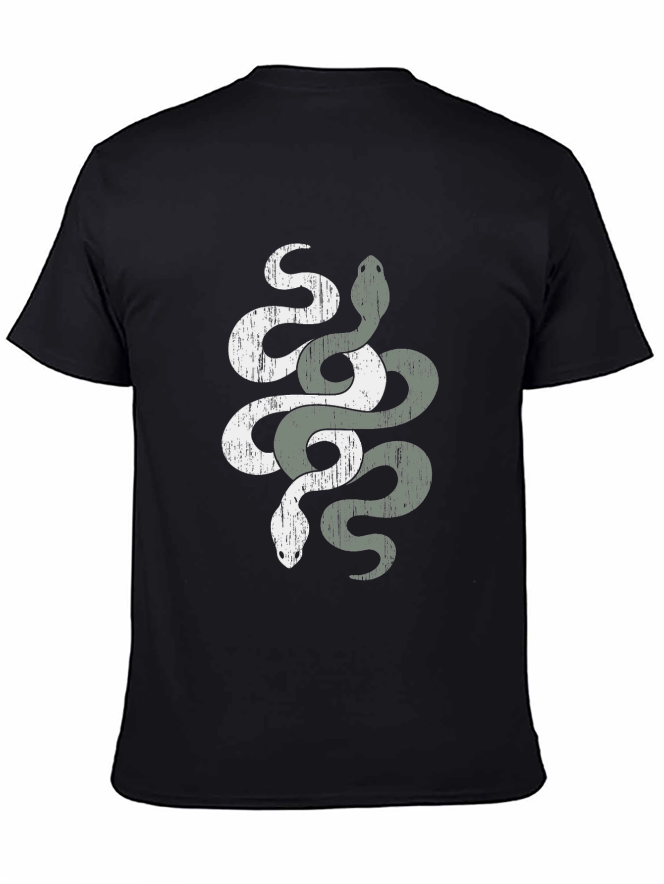 Intertwined Snake Graphic T-Shirt