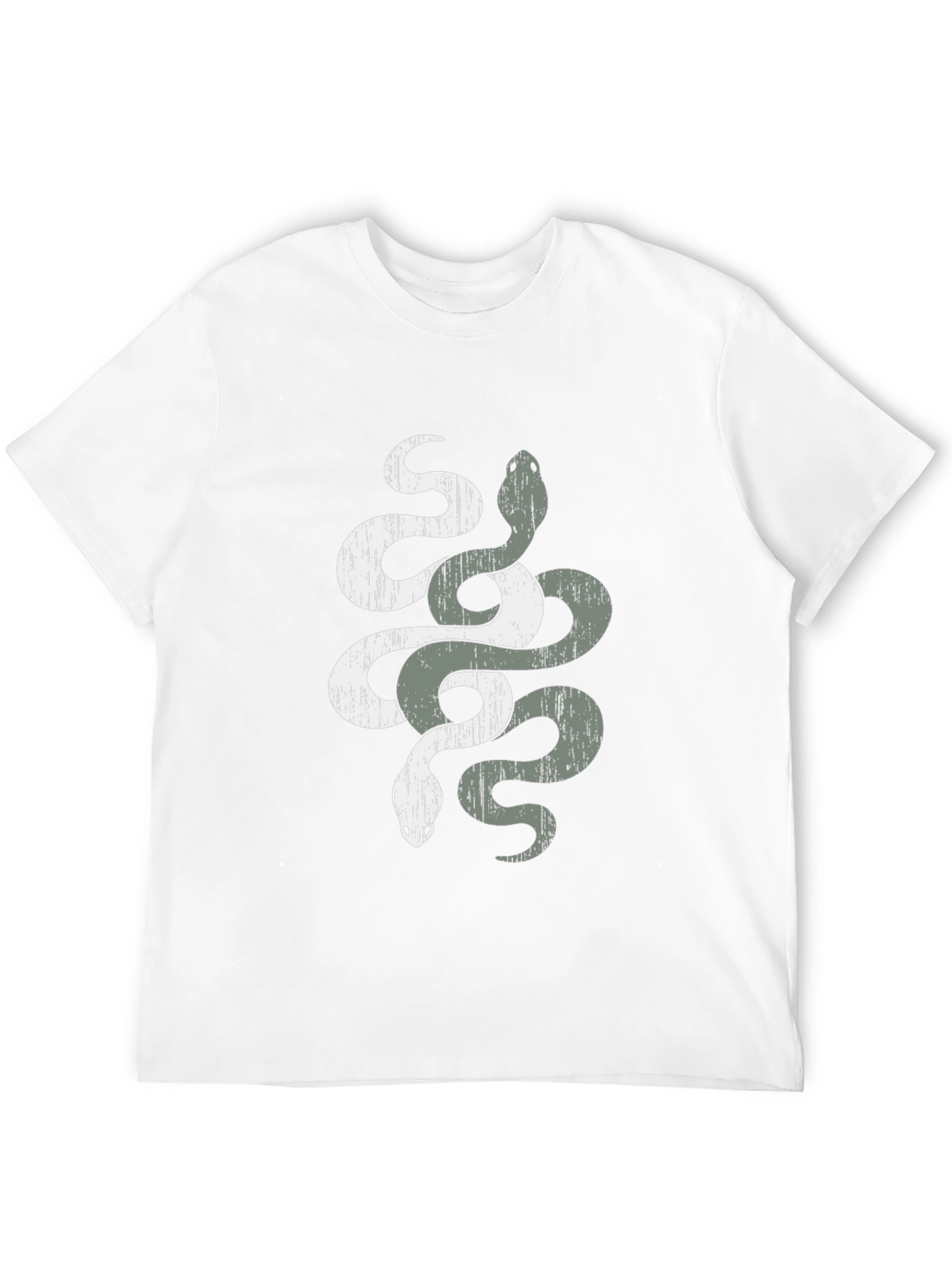 Intertwined Snake Graphic T-Shirt