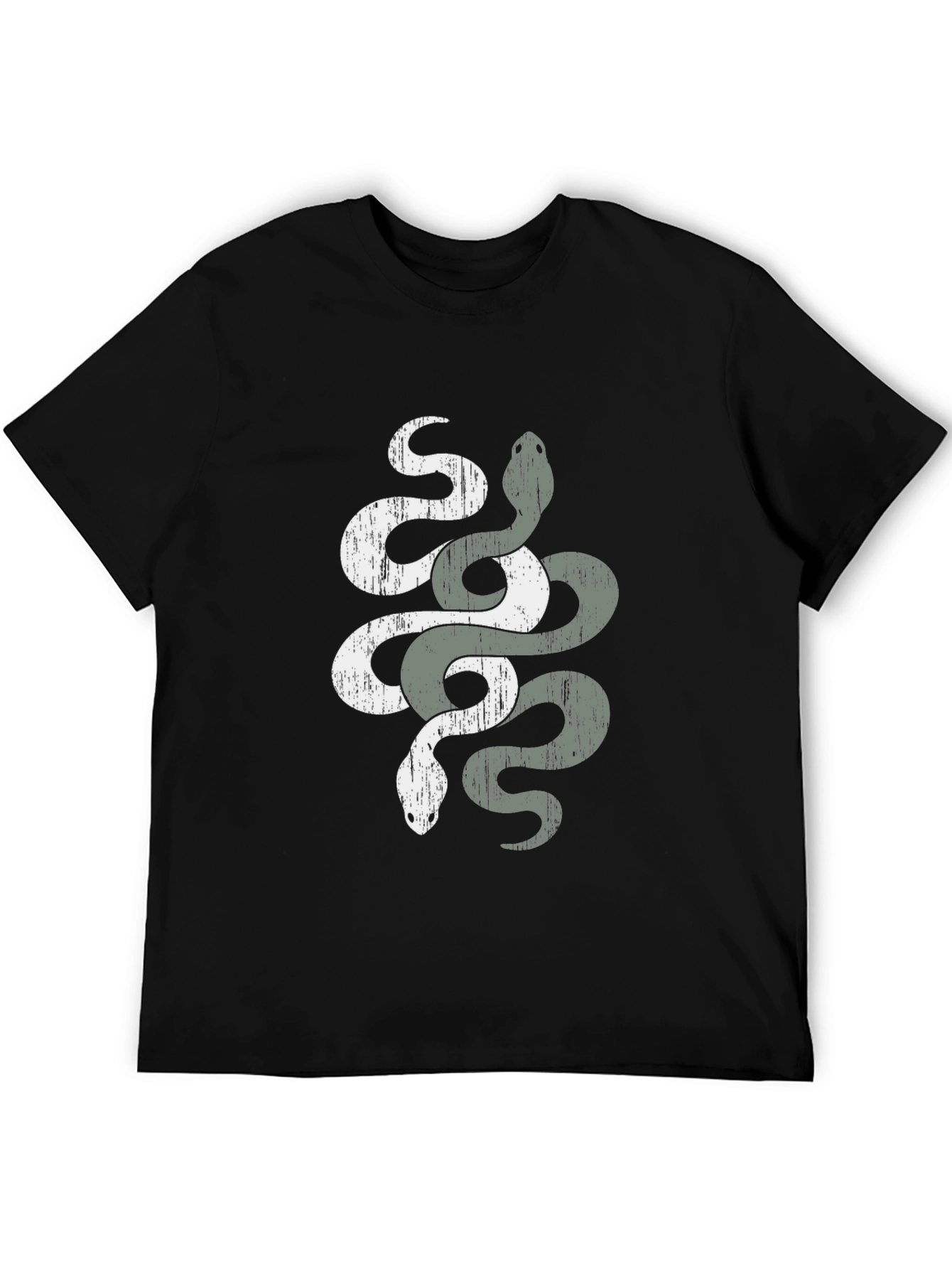 Intertwined Snake Graphic T-Shirt