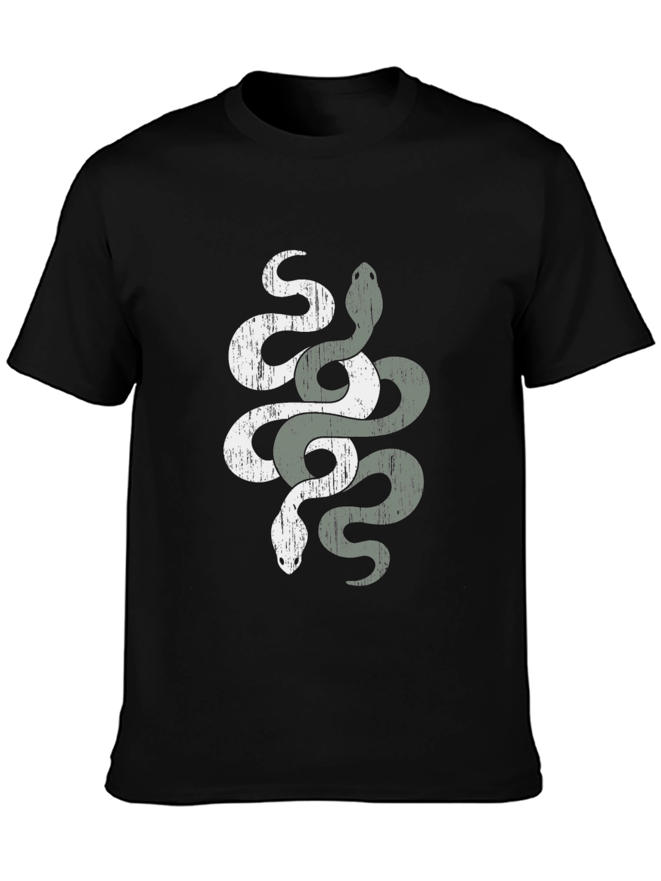Intertwined Snake Graphic T-Shirt