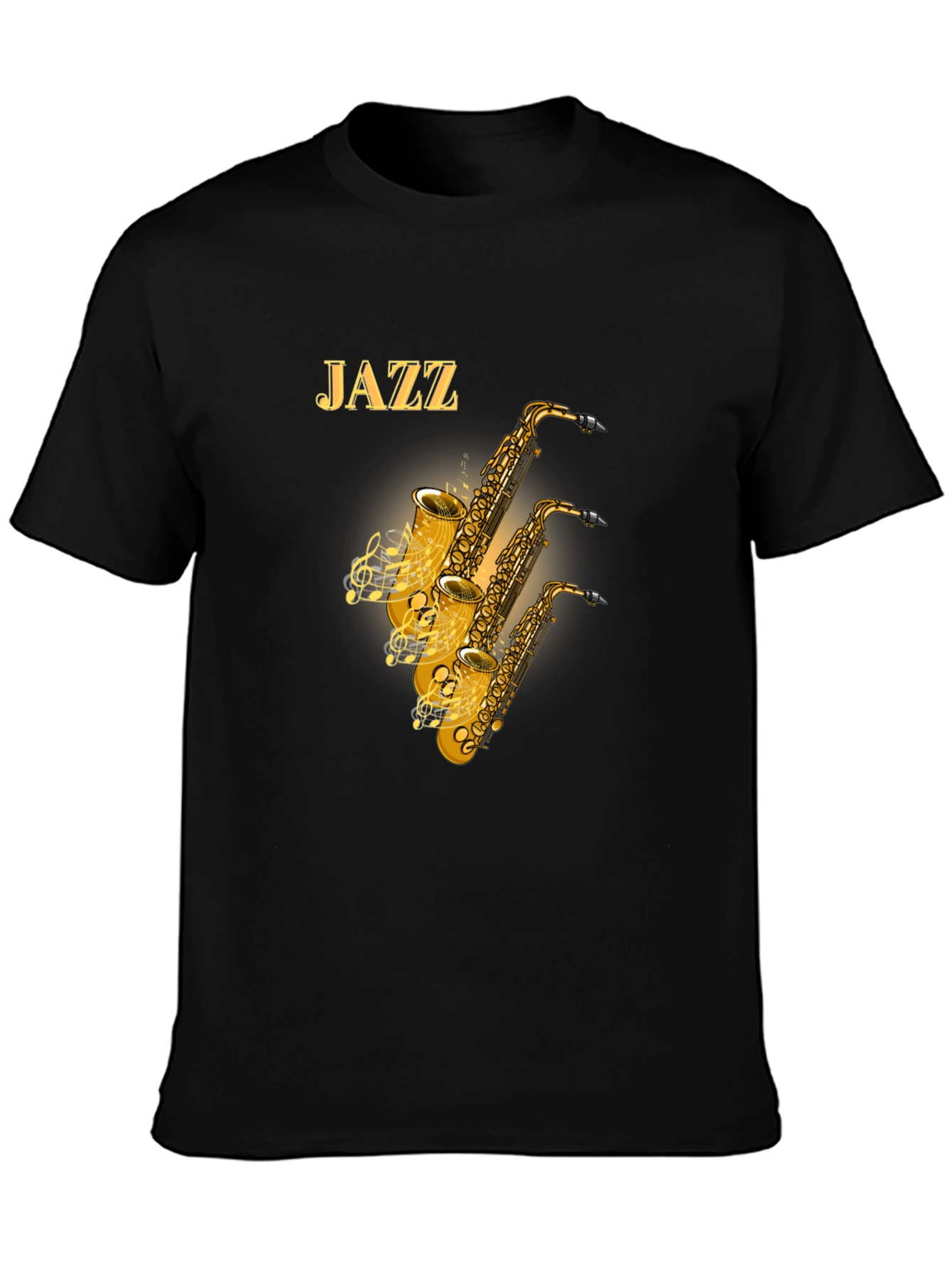Jazz Saxophone Graphic T-Shirt - Music Lover Tee