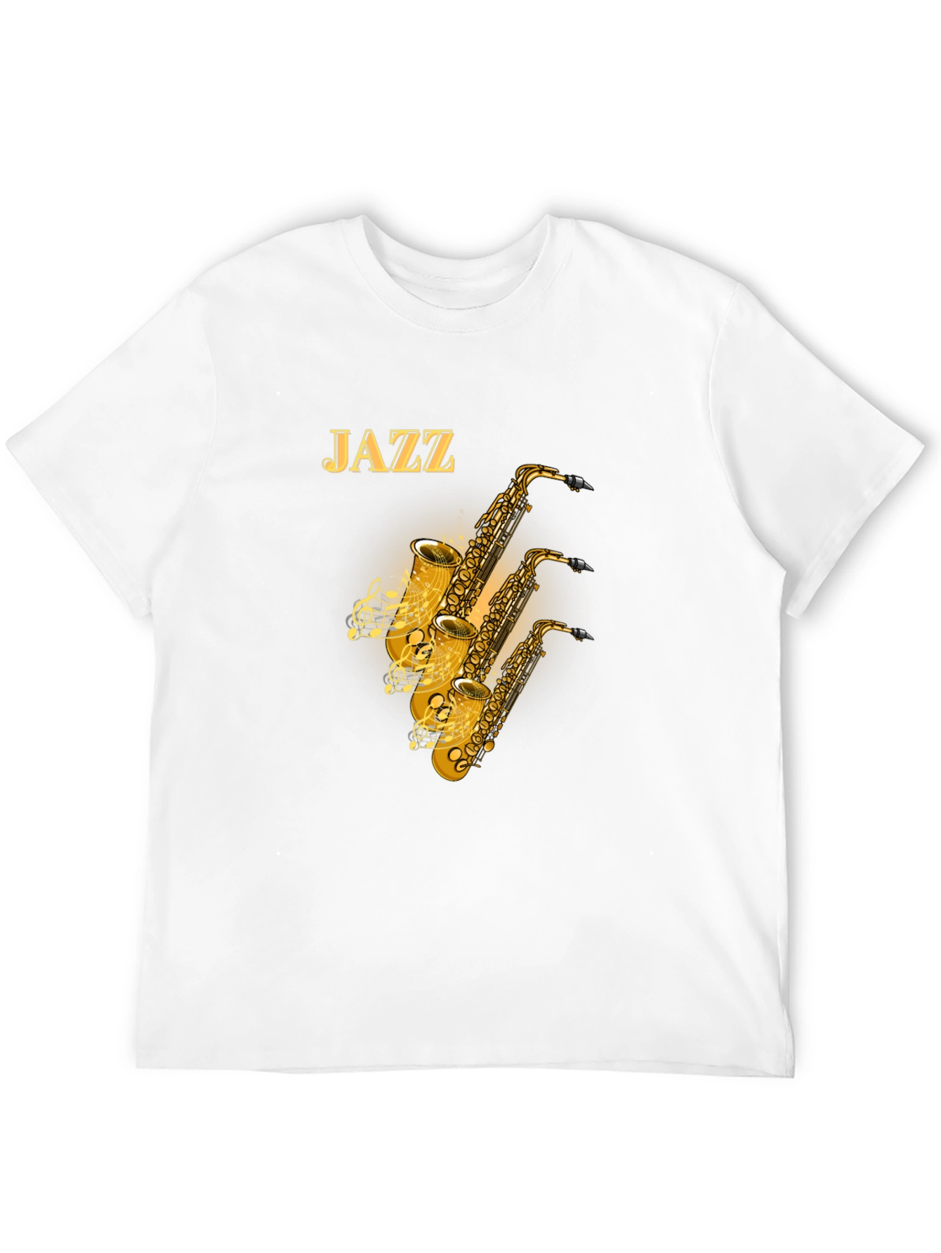 Jazz Saxophone Graphic T-Shirt - Music Lover Tee