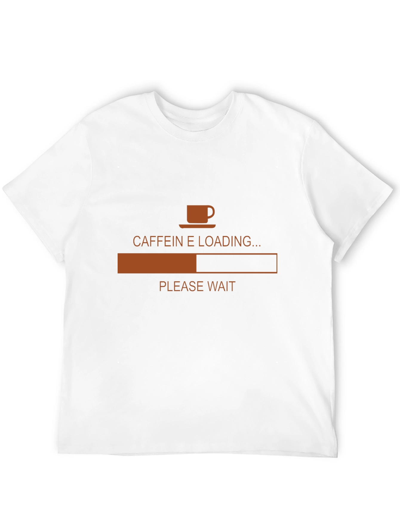 Caffeine Loading T-Shirt - Funny Coffee Lover Tee