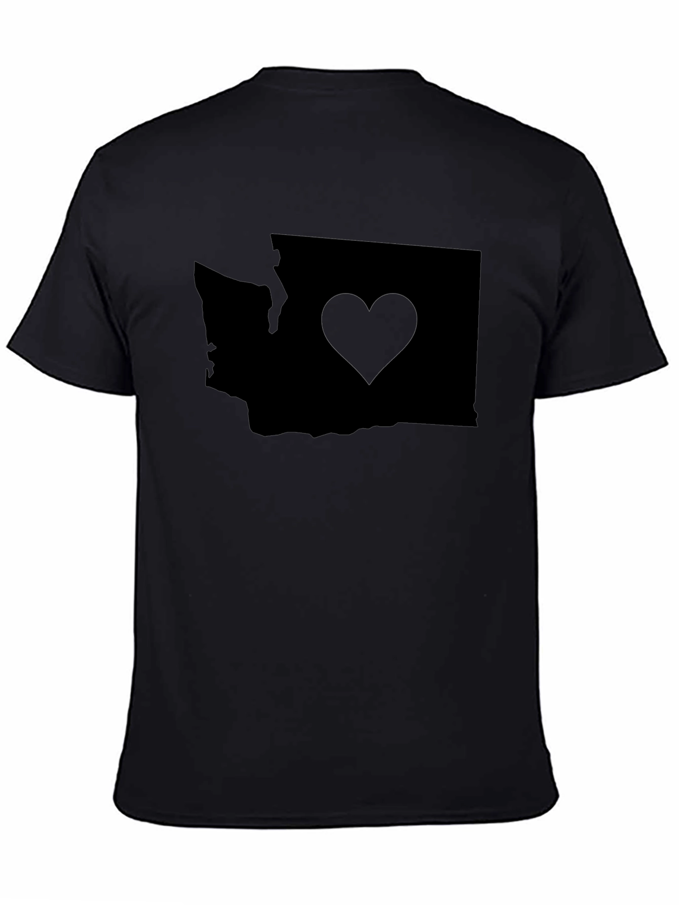 Washington State Love Heart T-Shirt