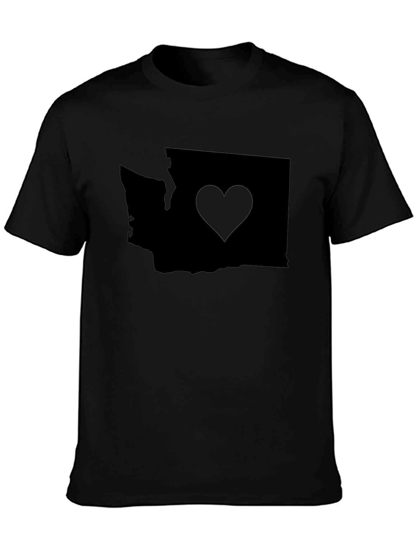 Washington State Love Heart T-Shirt