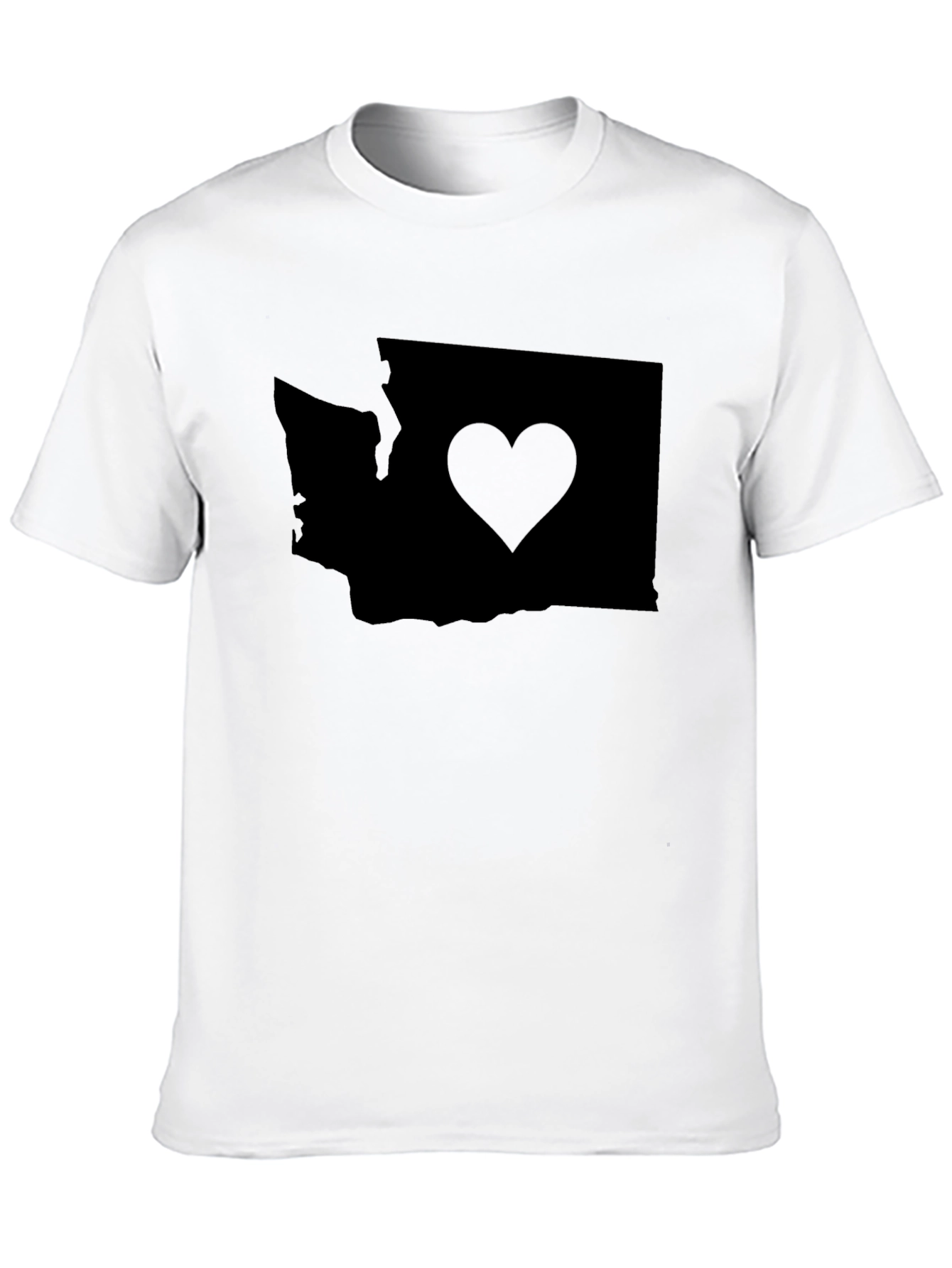 Washington State Love Heart T-Shirt