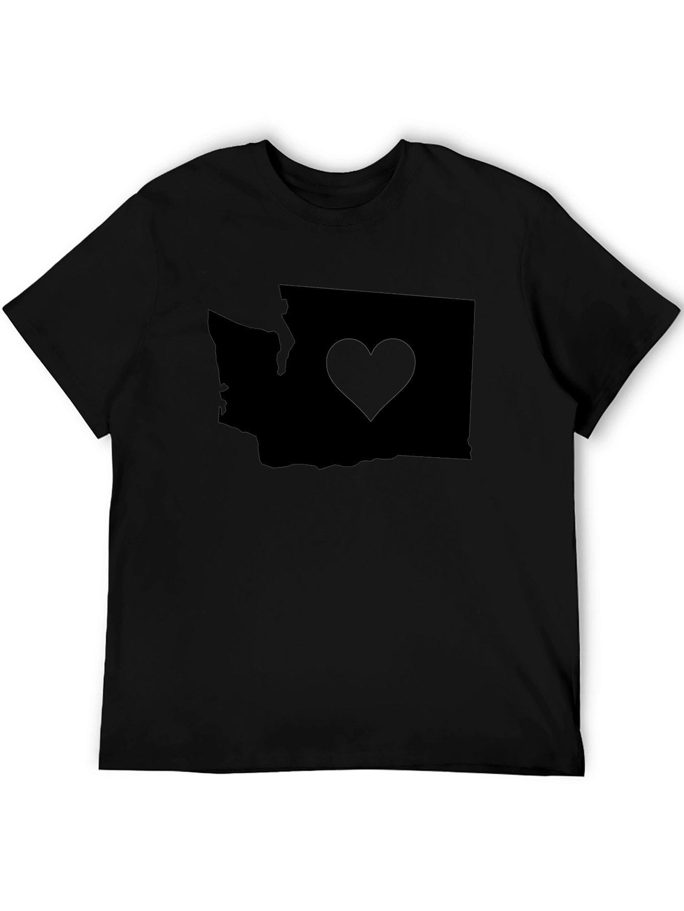 Washington State Love Heart T-Shirt