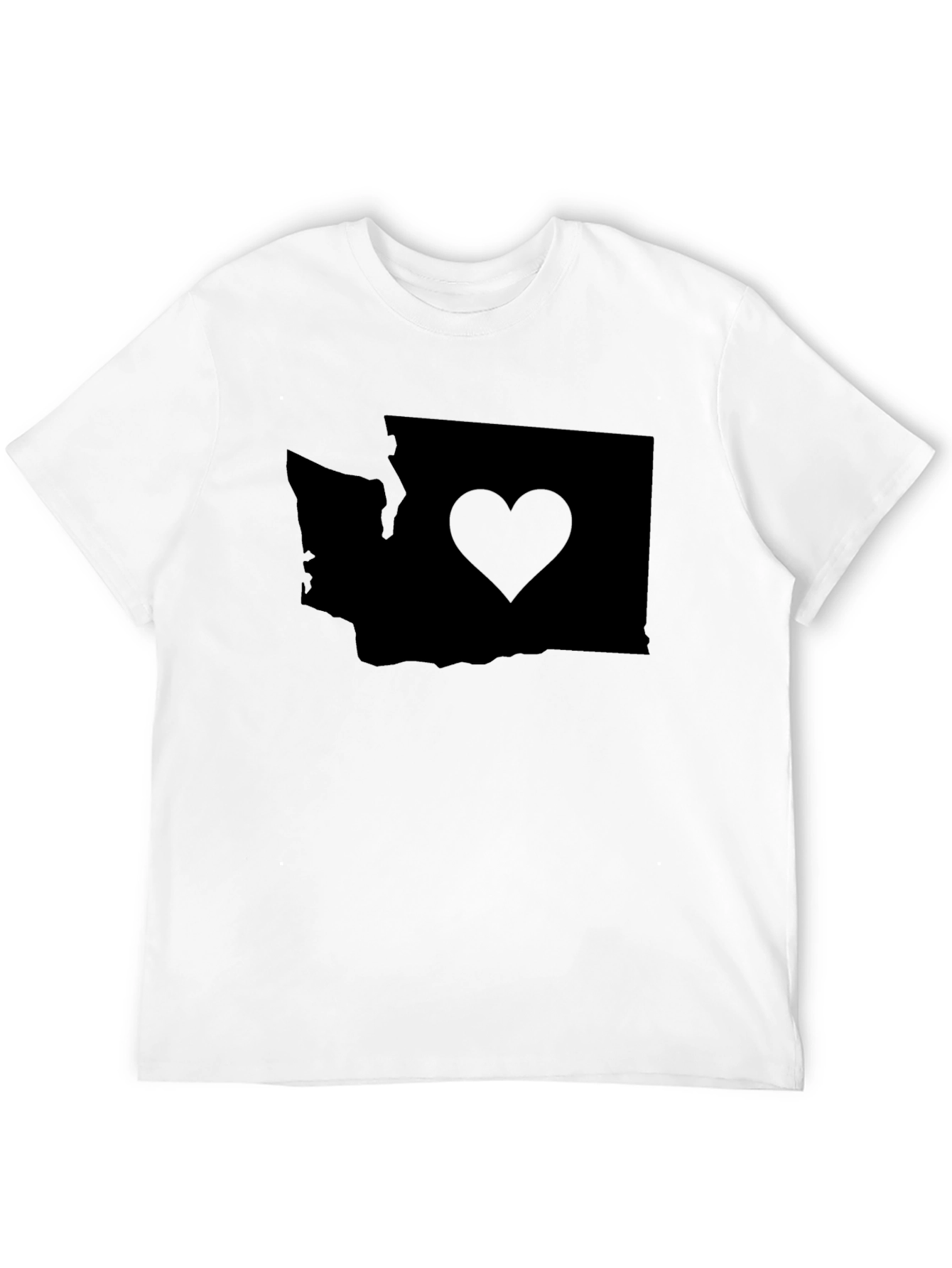 Washington State Love Heart T-Shirt