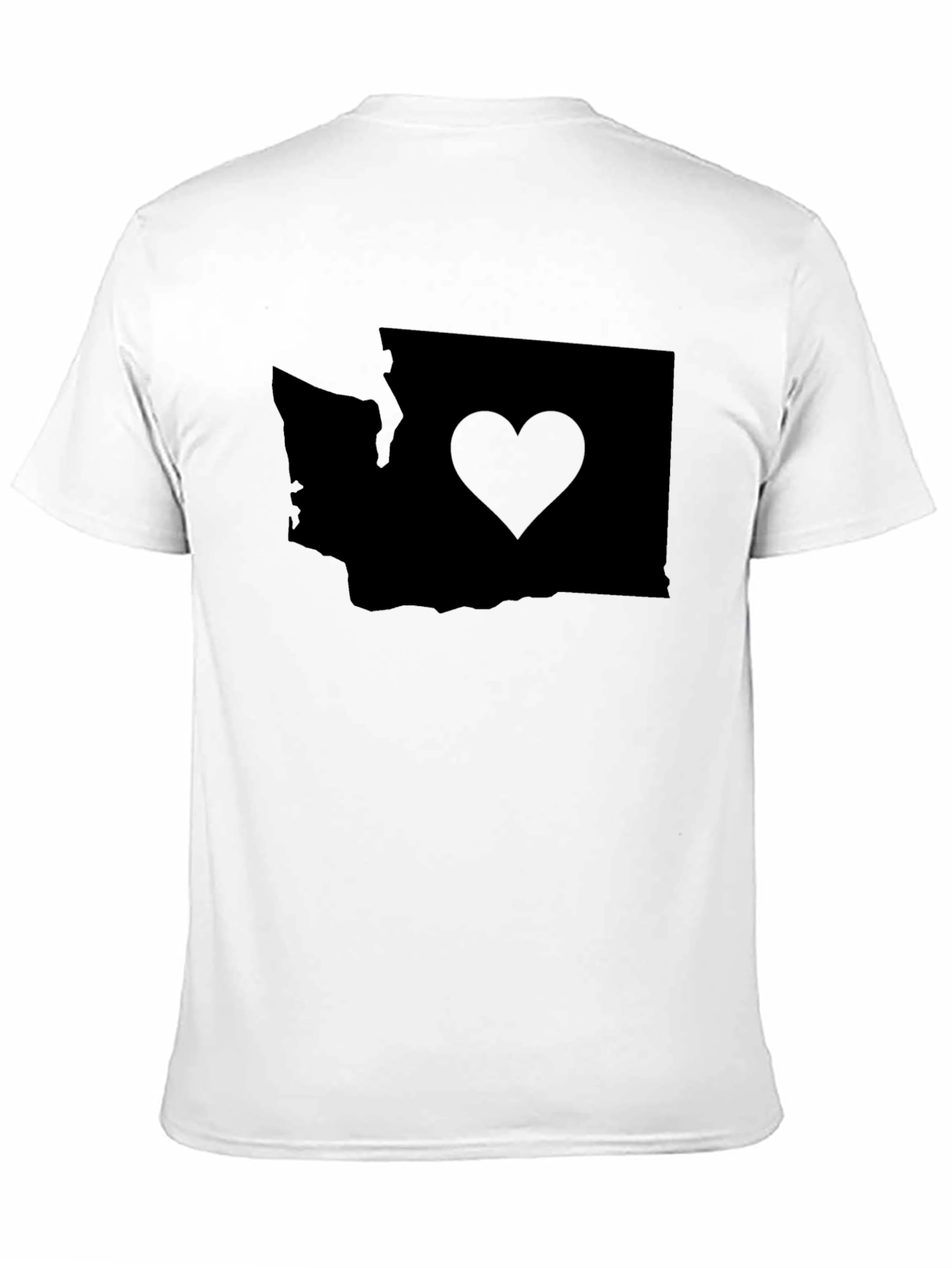 Washington State Love Heart T-Shirt