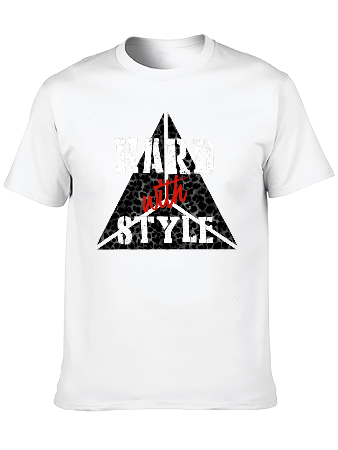 Hard With Style Black Graphic Tee
