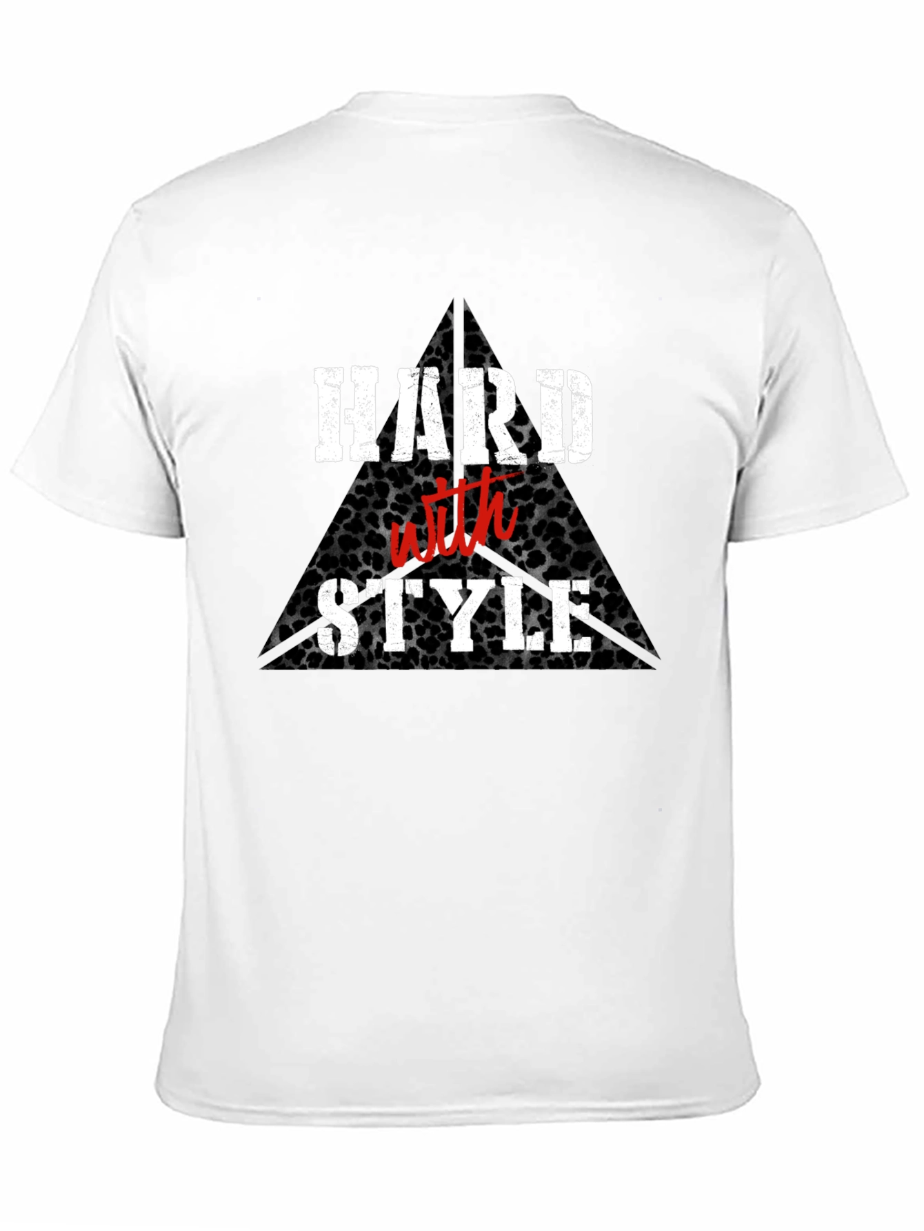 Hard With Style Black Graphic Tee