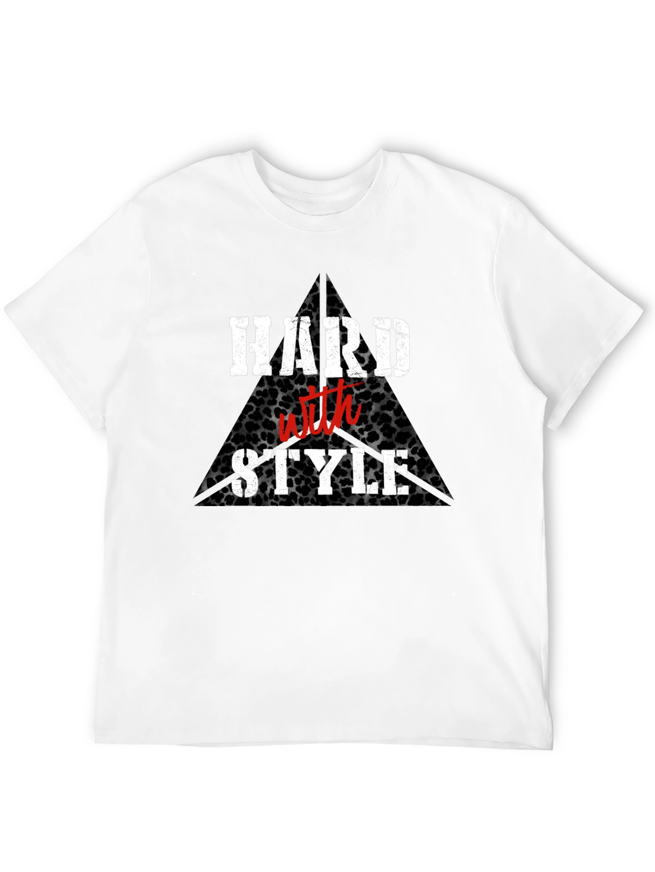 Hard With Style Black Graphic Tee