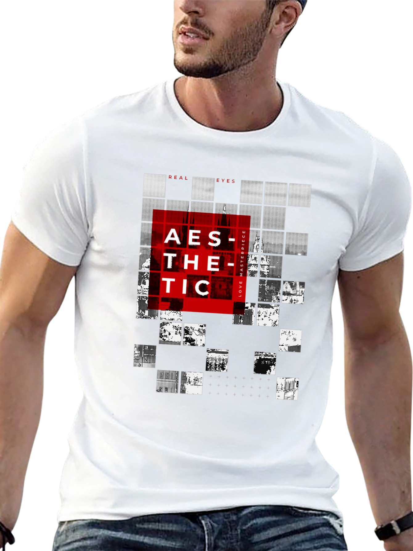 Aesthetic Graphic Print Black T-Shirt