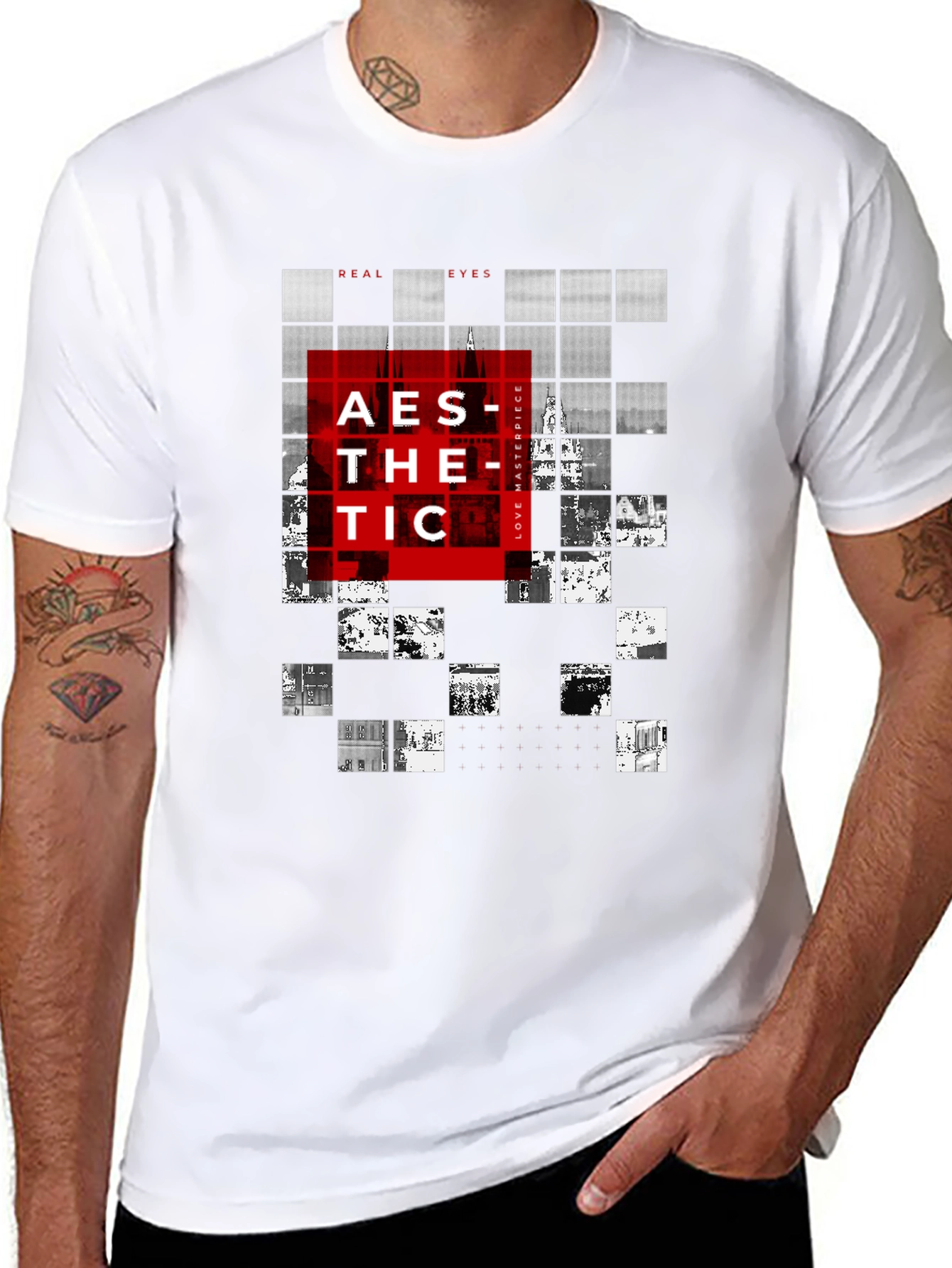 Aesthetic Graphic Print Black T-Shirt