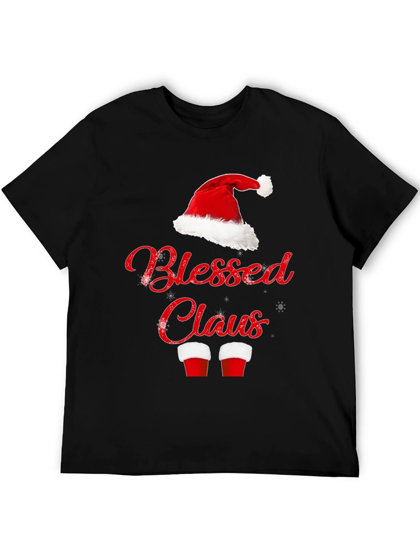 Blessed Claus T-Shirt - Christmas Holiday Tee