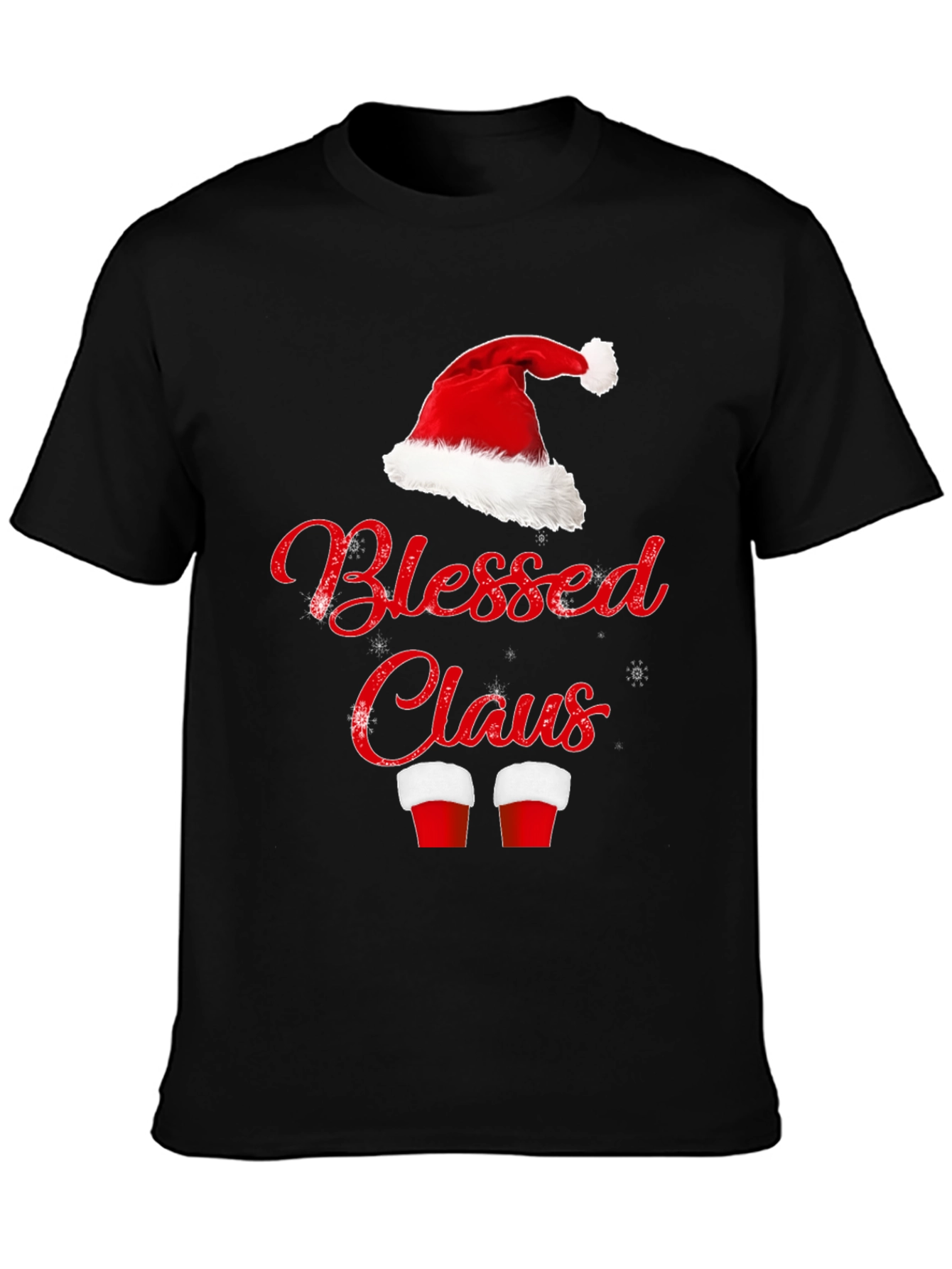 Blessed Claus T-Shirt - Christmas Holiday Tee