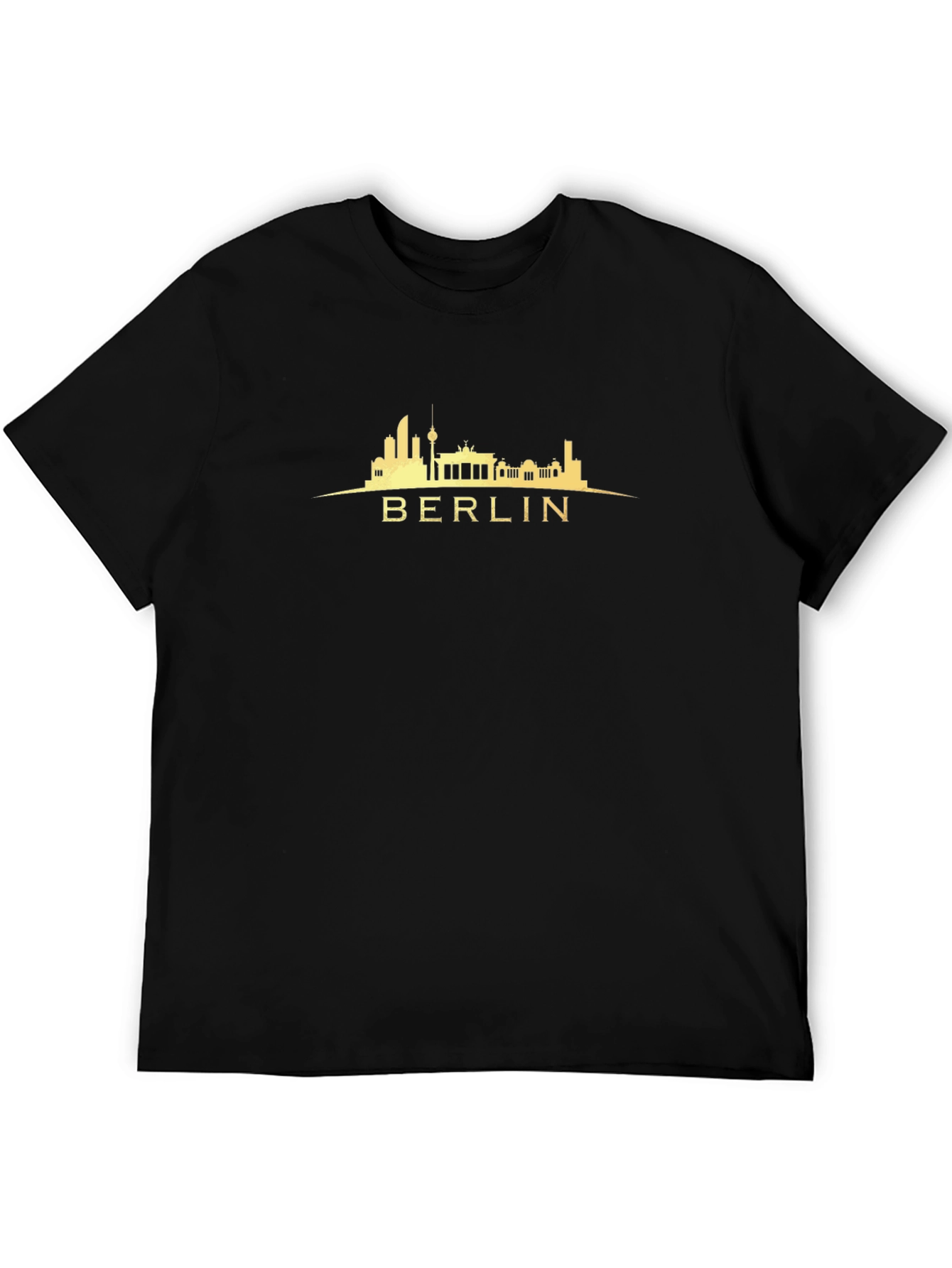 Berlin Skyline Graphic Tee - Black