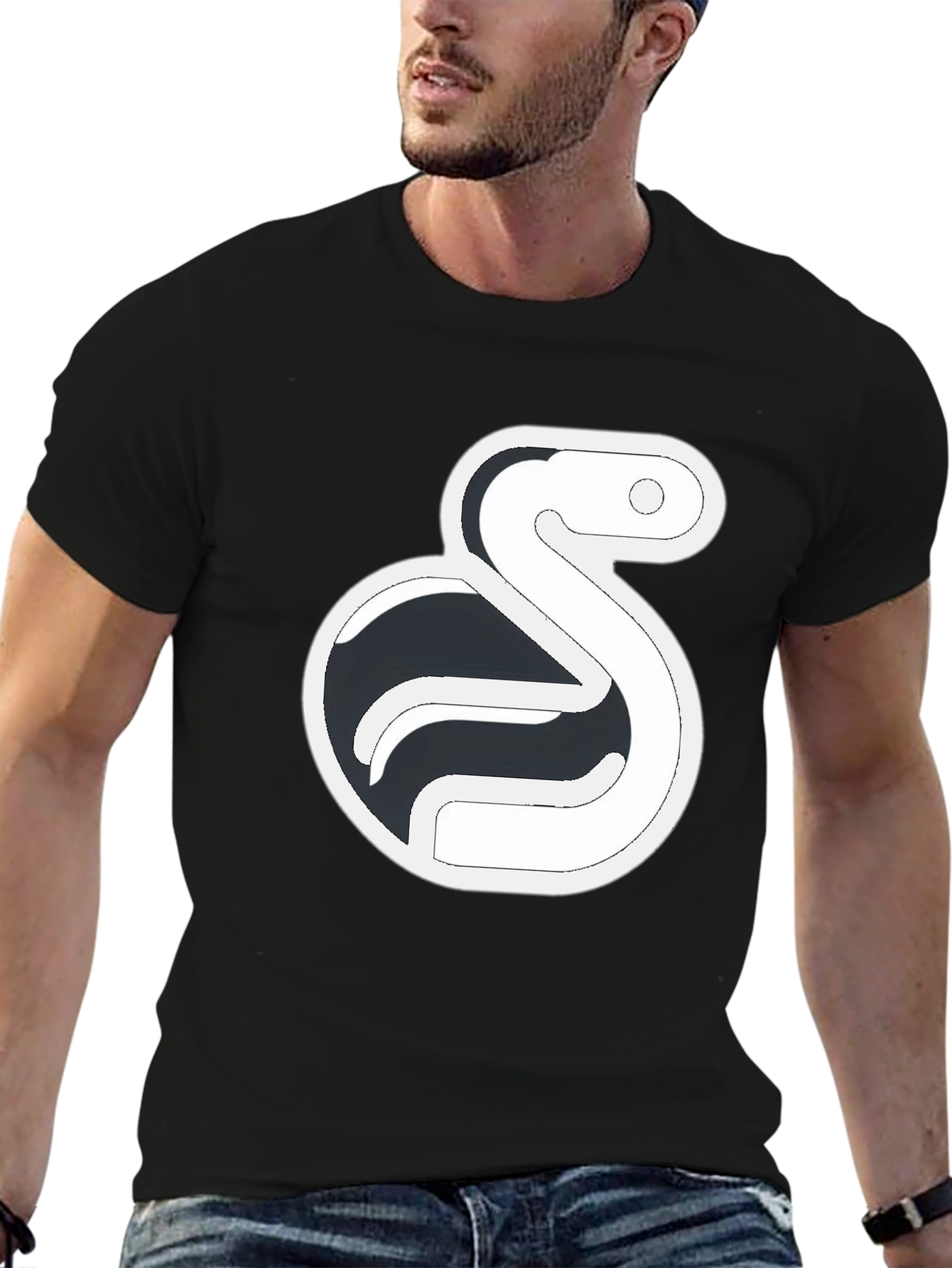 Python Logo T-Shirt - Black