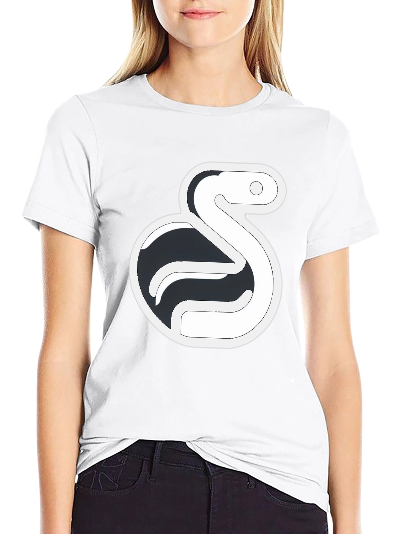 Python Logo T-Shirt - Black