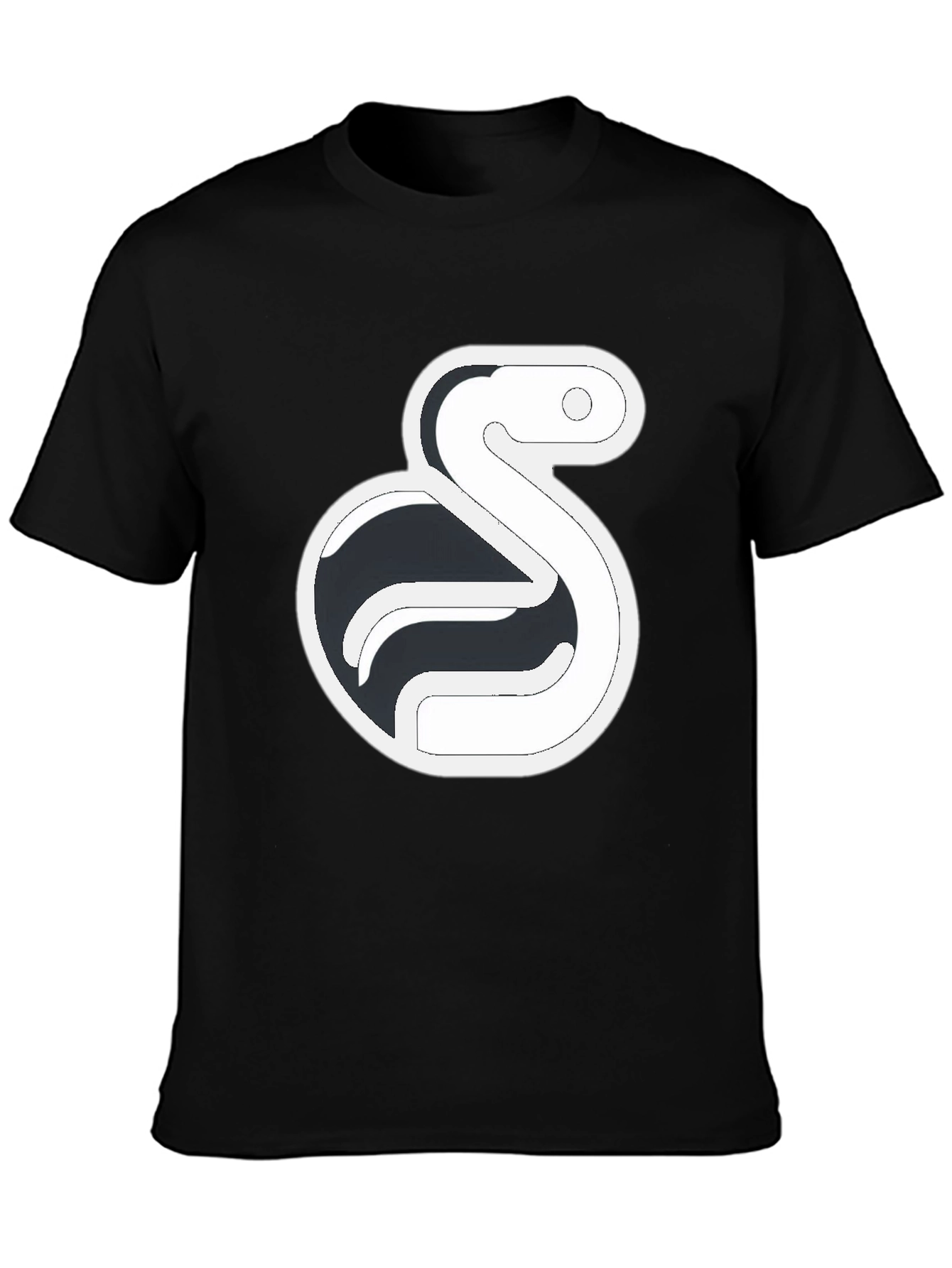 Python Logo T-Shirt - Black