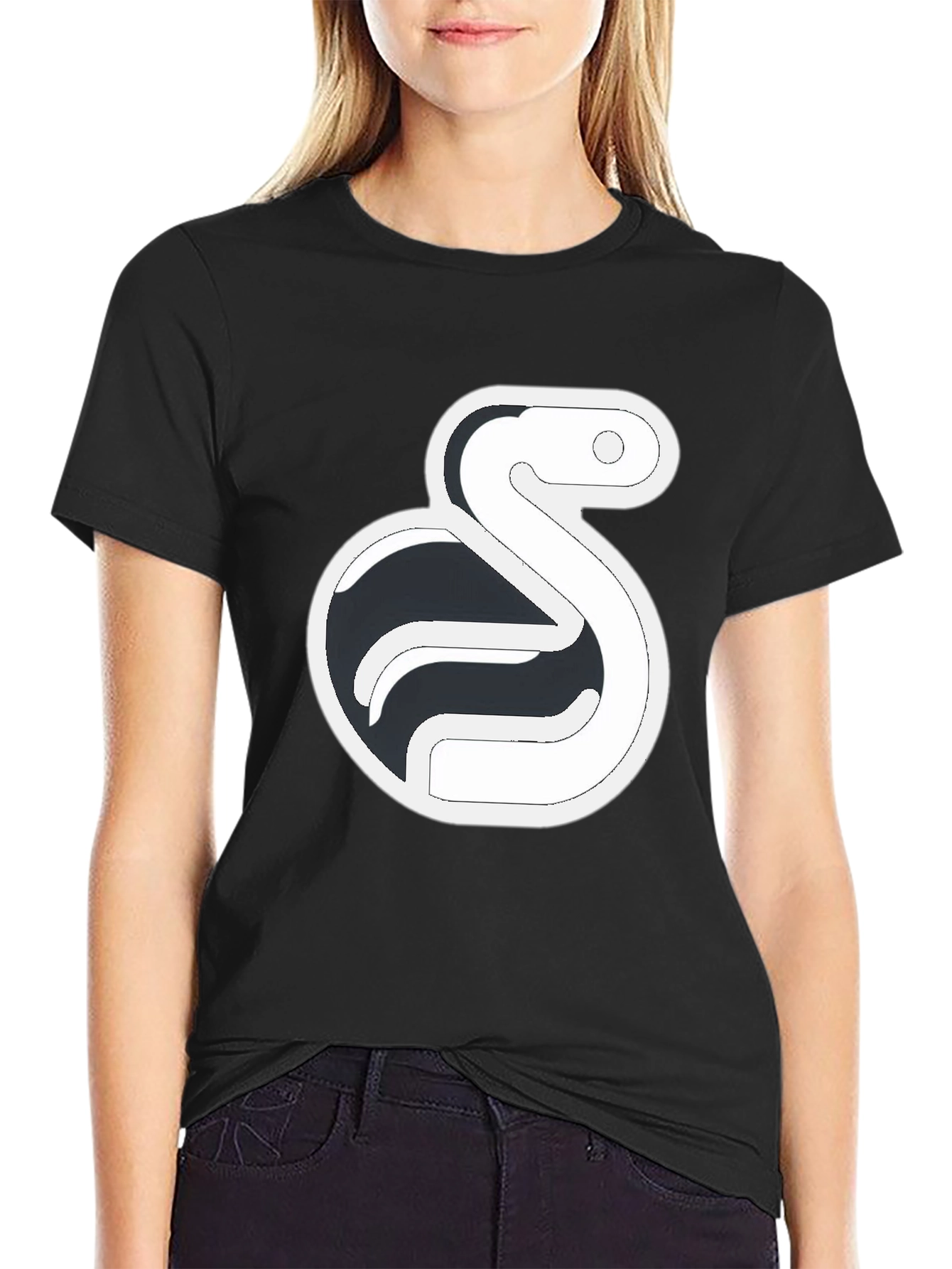 Python Logo T-Shirt - Black