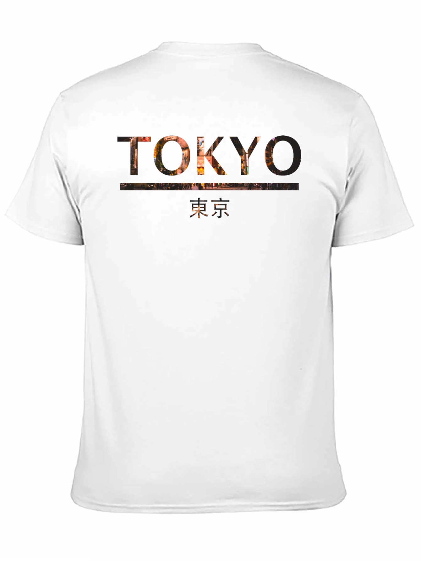 Tokyo Graphic Print Mens Black T-Shirt
