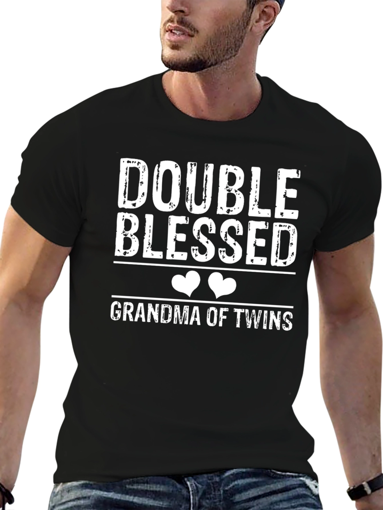 Double Blessed Grandma of Twins T-Shirt