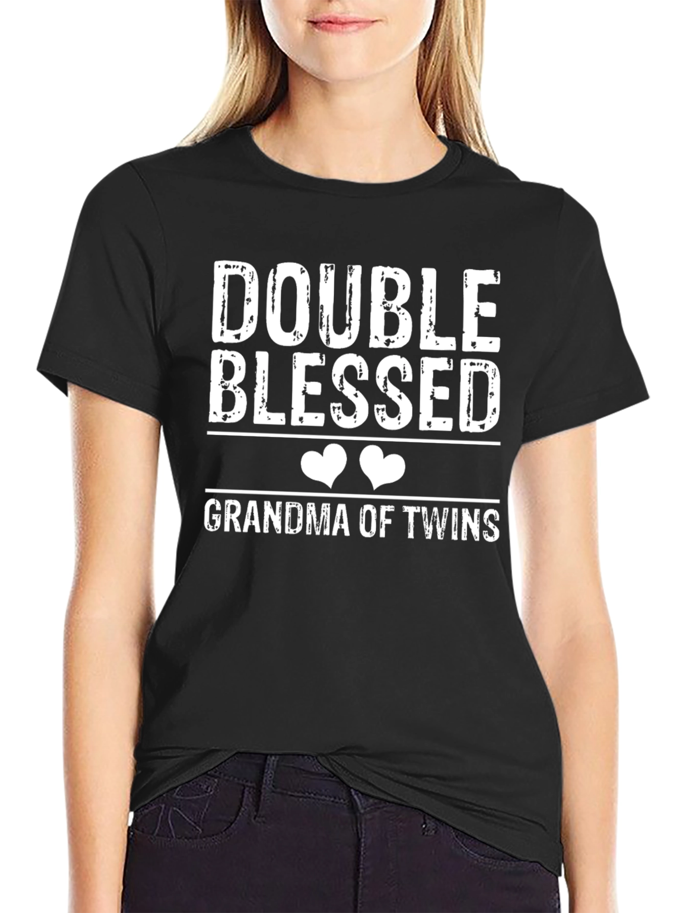 Double Blessed Grandma of Twins T-Shirt