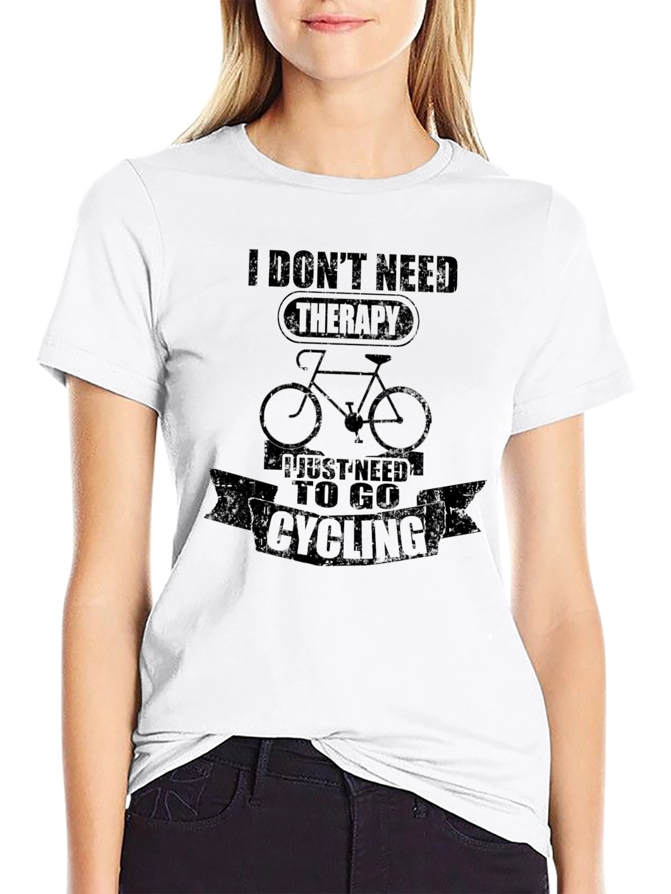 Cycling Therapy Graphic T-Shirt