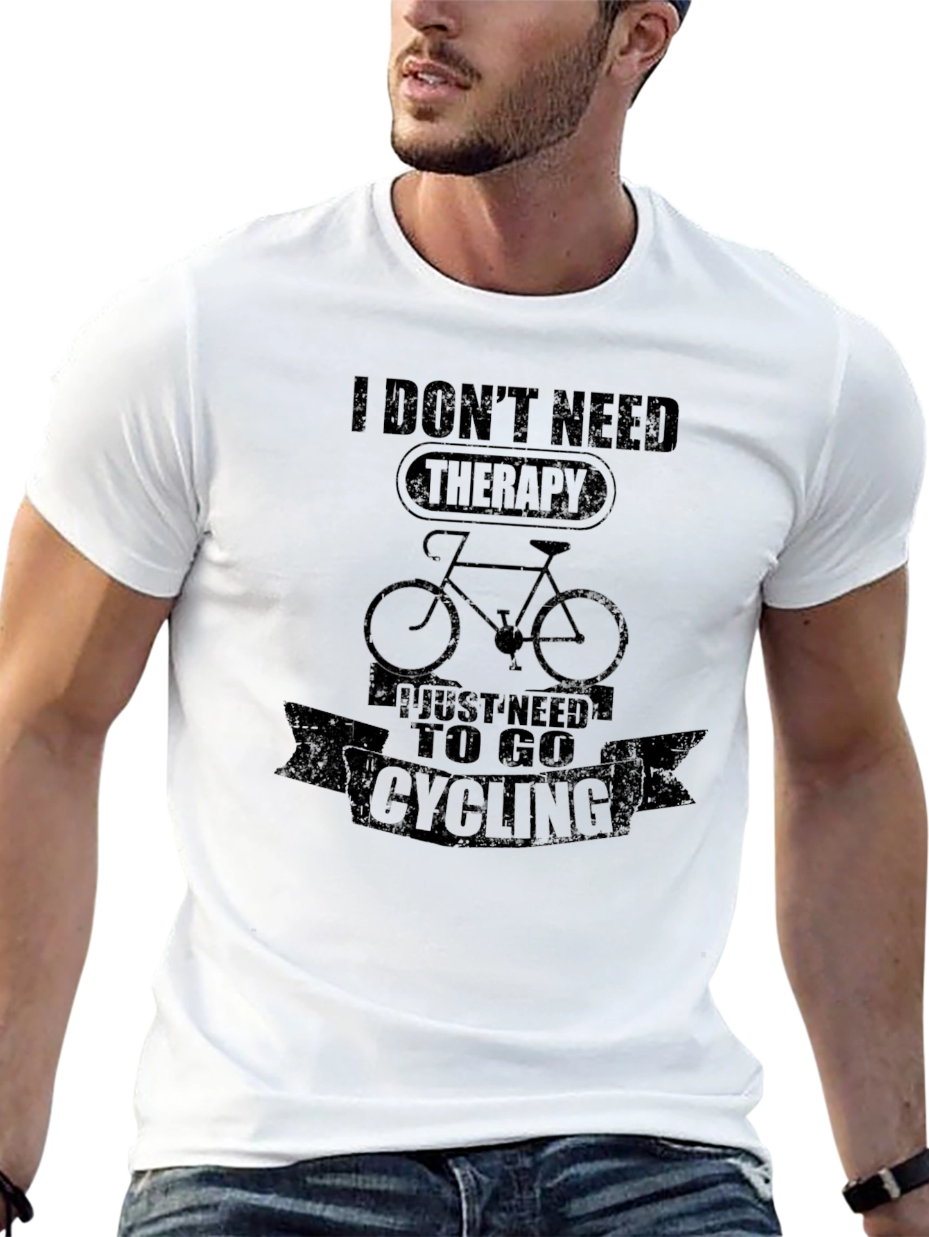 Cycling Therapy Graphic T-Shirt
