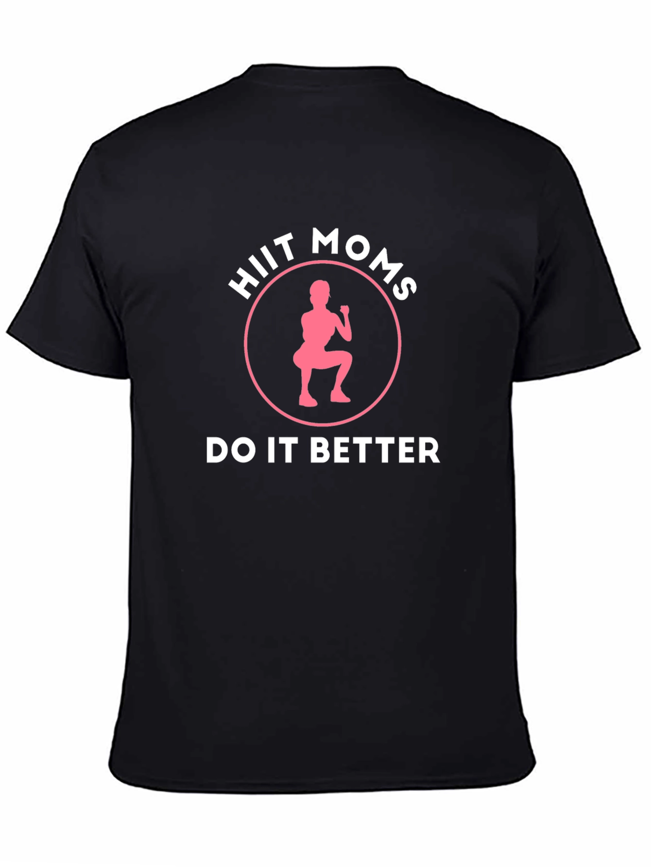 HIIT Moms Black Graphic T-Shirt