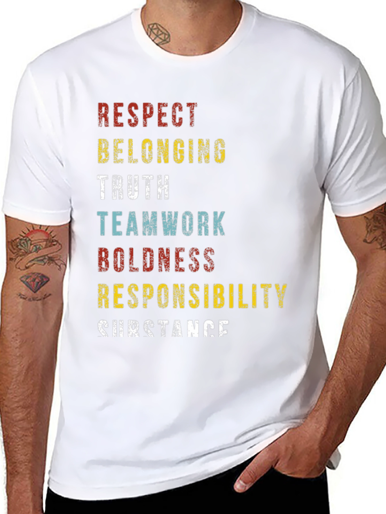 Respect Values Graphic T-Shirt