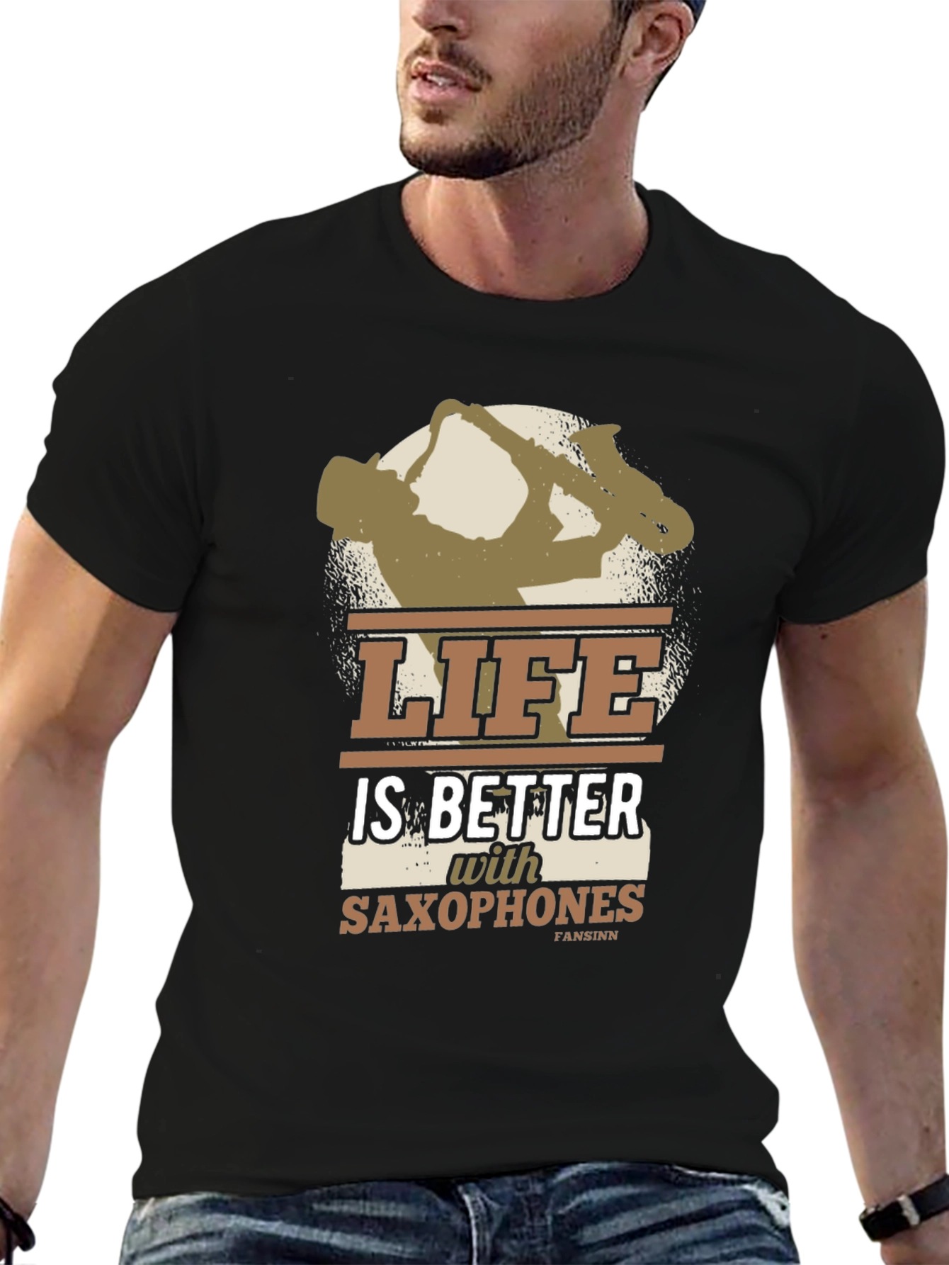 Life is Better with Saxophones T-Shirt