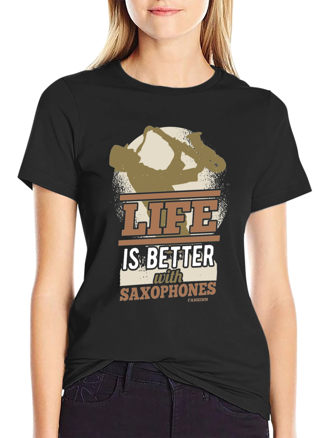 Life is Better with Saxophones T-Shirt