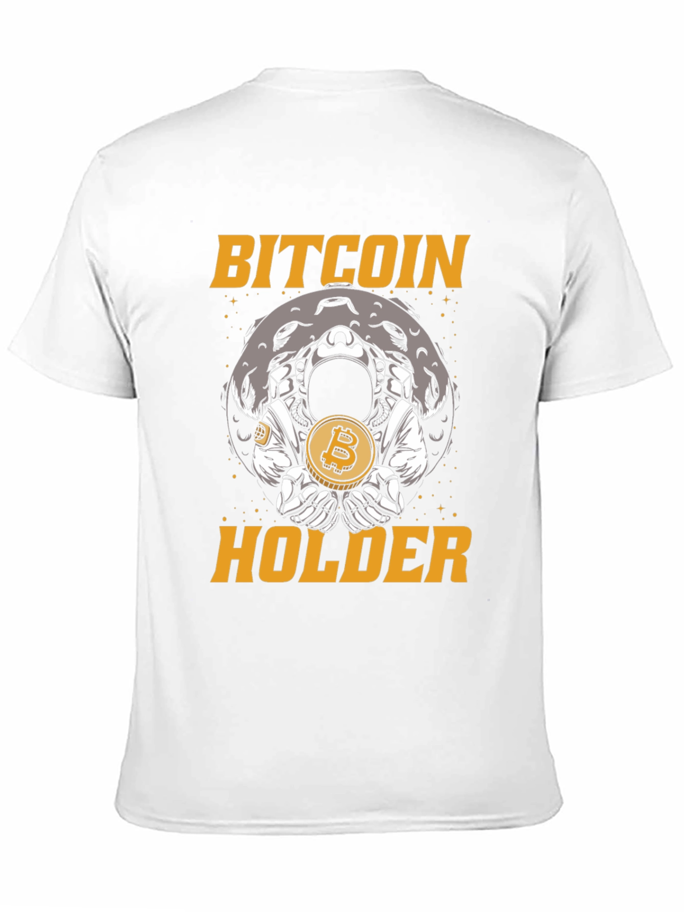Bitcoin Holder Graphic T-Shirt - Crypto Astronaut Moon