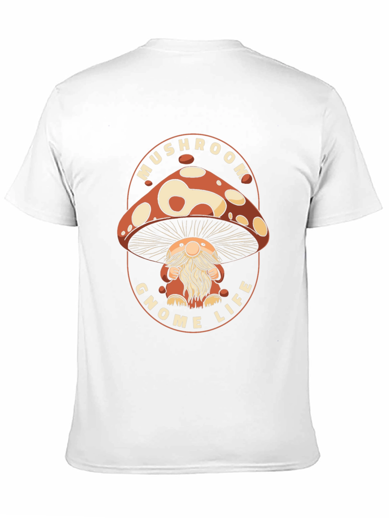 Mushroom Gnome Life Graphic T-Shirt