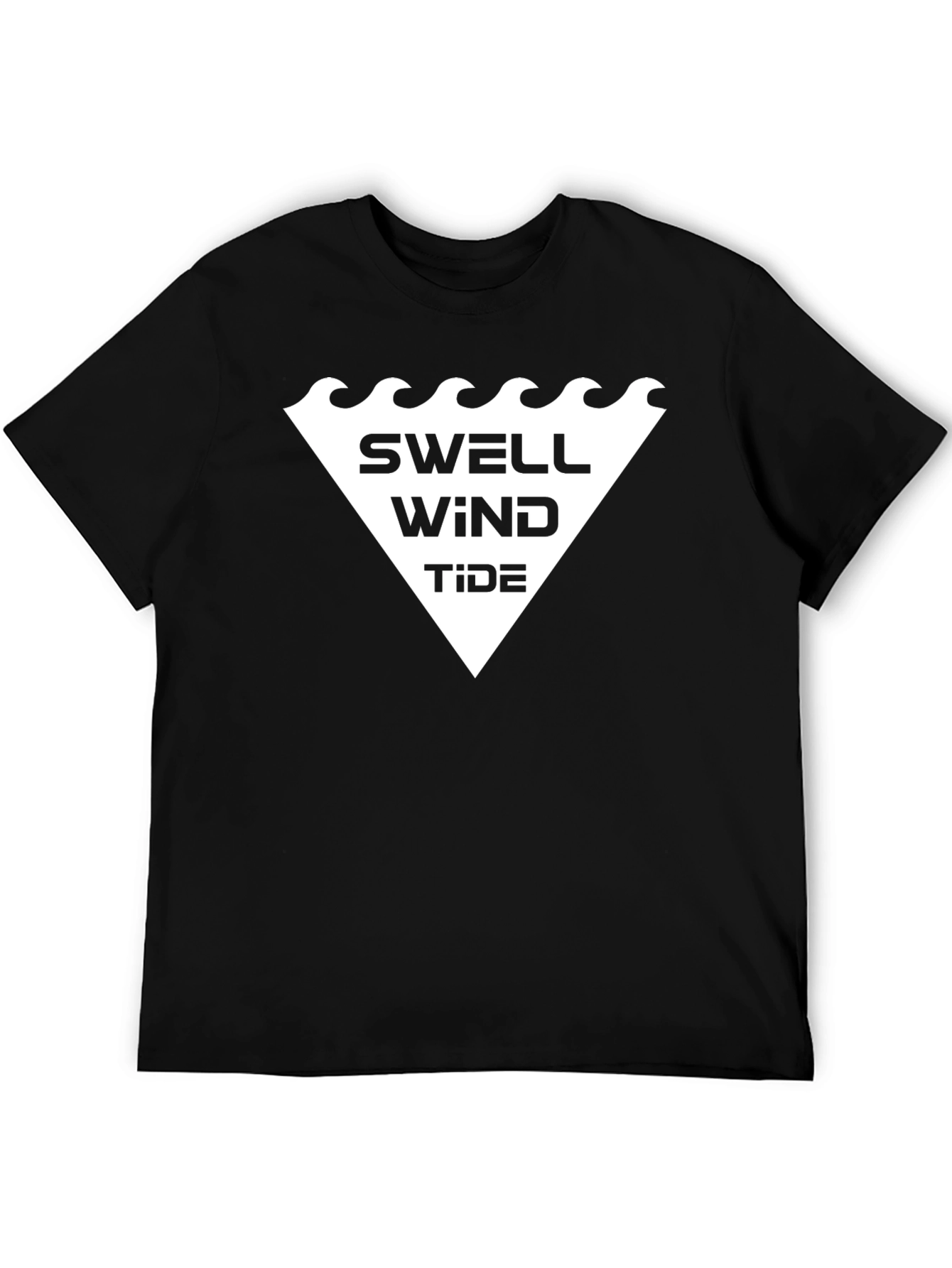 Swell Wind Tide Black Graphic Tee