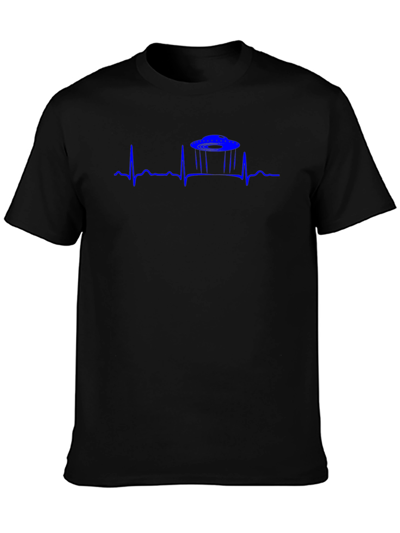 UFO Heartbeat T-Shirt - Sci-Fi Alien Tee