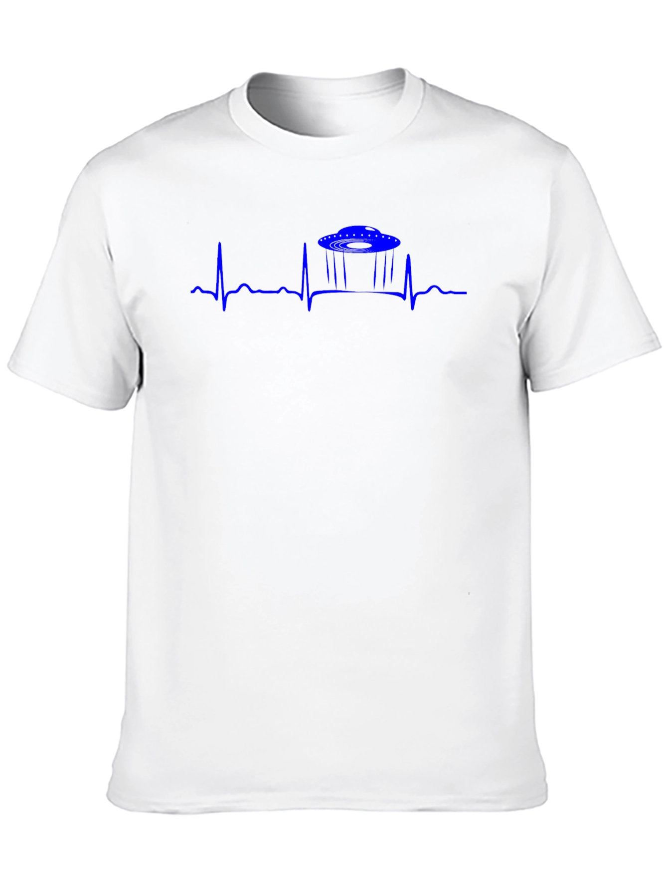 UFO Heartbeat T-Shirt - Sci-Fi Alien Tee