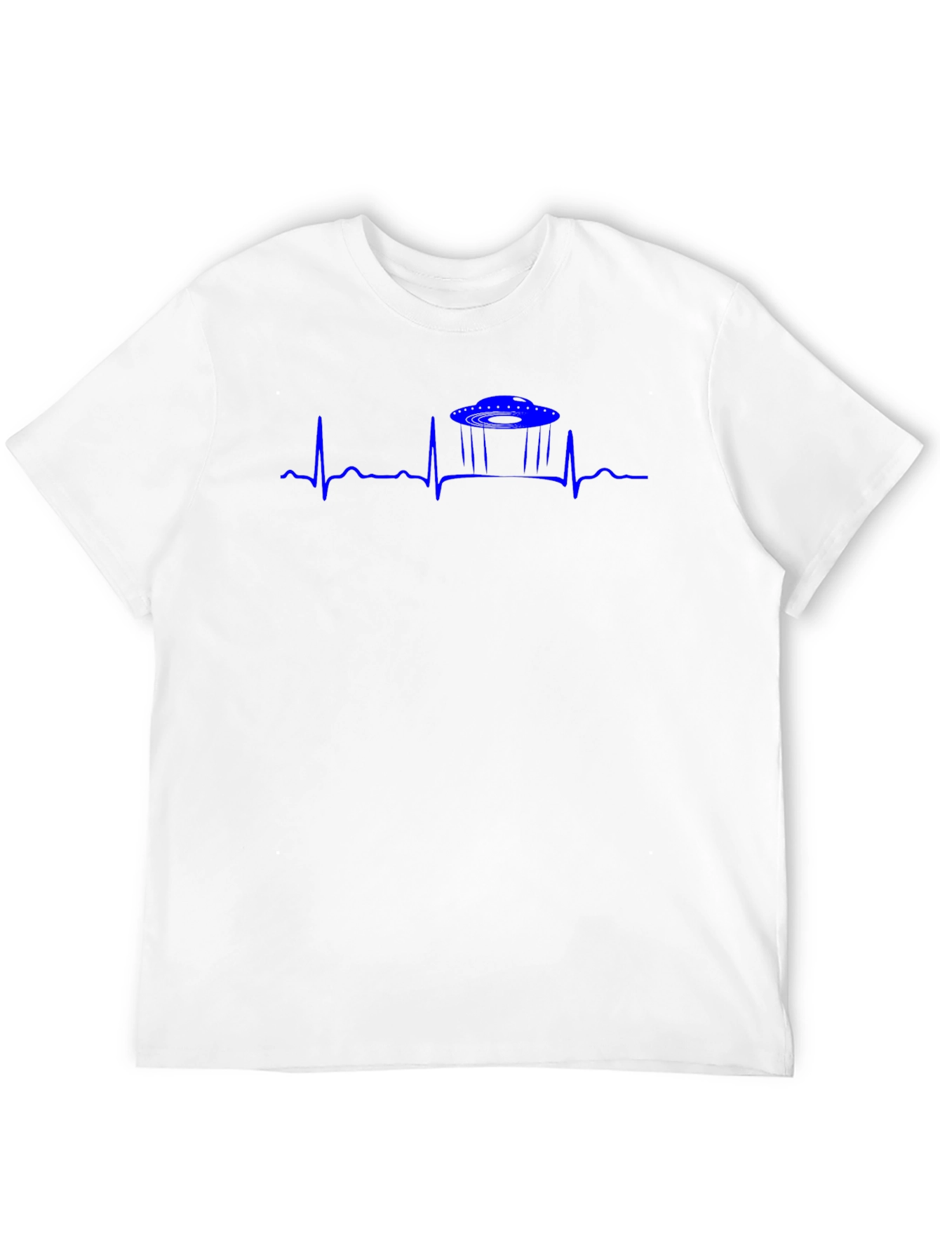 UFO Heartbeat T-Shirt - Sci-Fi Alien Tee