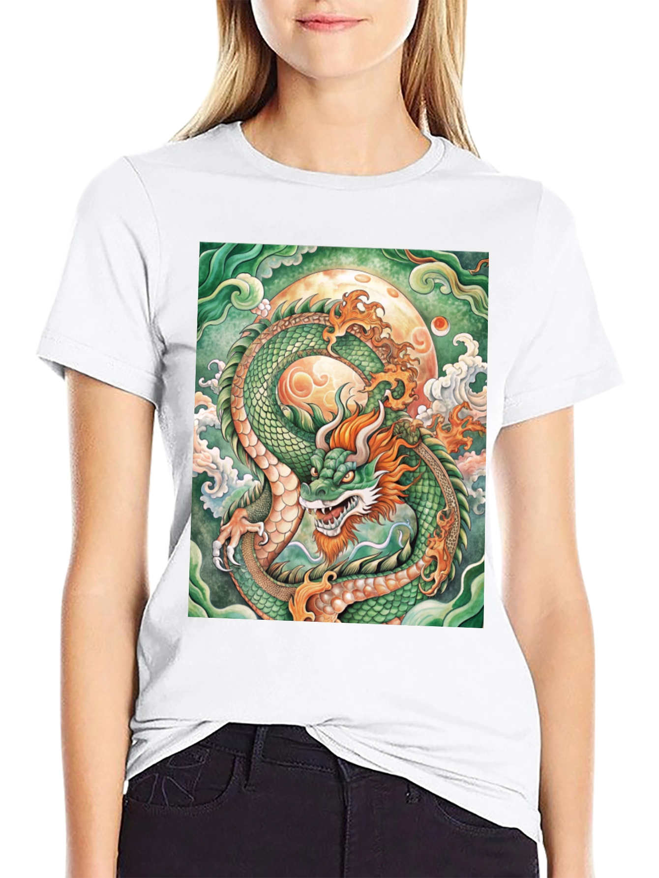 Dragon Graphic T-Shirt: Mystical Dragon Tee