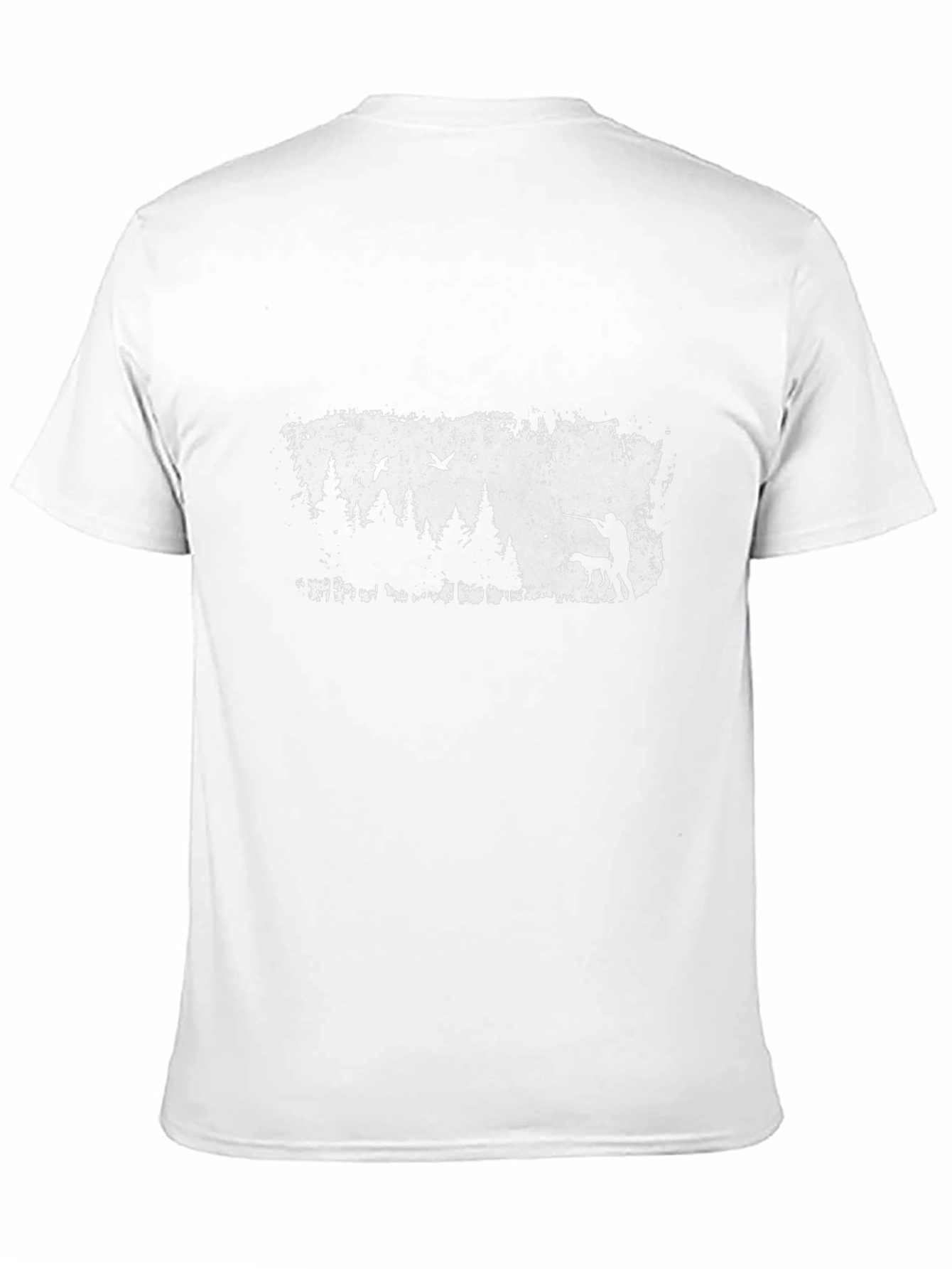 Hunting Scene Graphic Tee - Mens Black T-Shirt