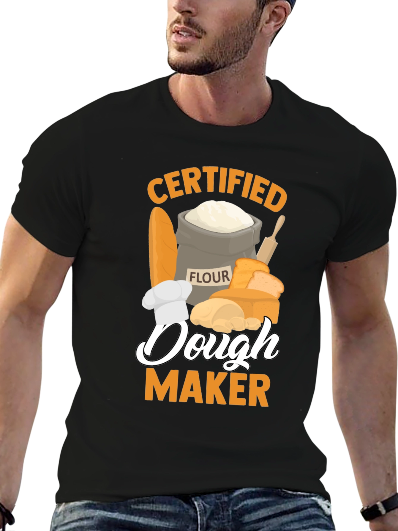 Certified Dough Maker Graphic T-Shirt