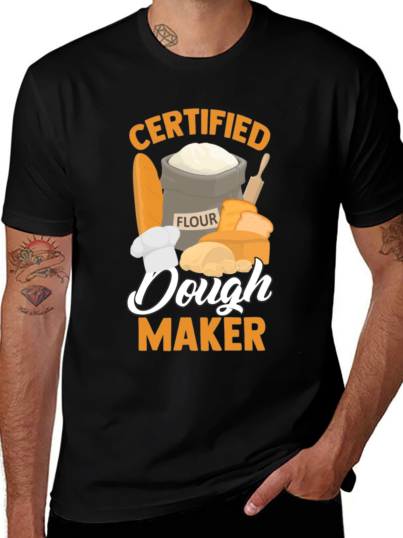 Certified Dough Maker Graphic T-Shirt