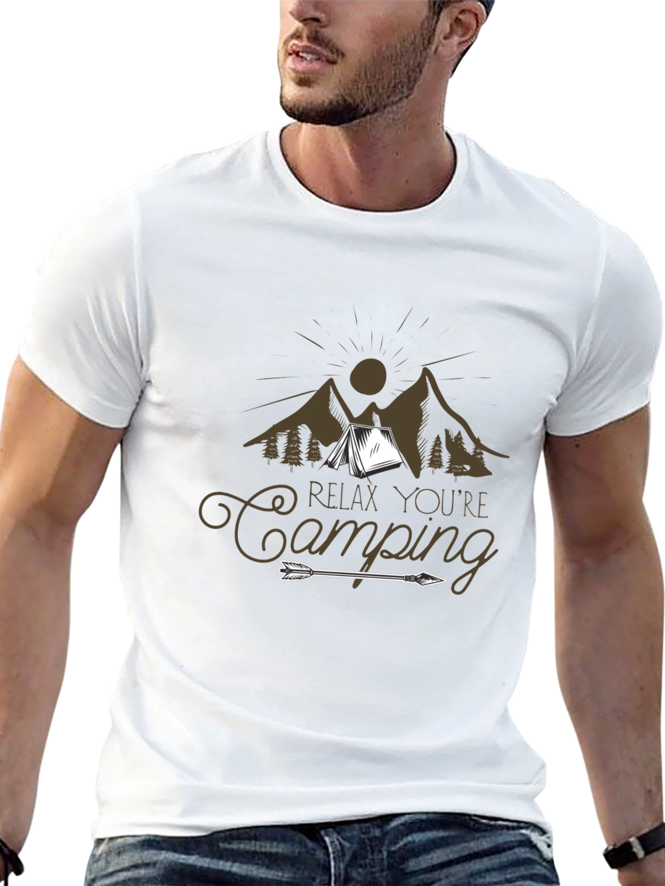 Relax Youre Camping Graphic T-Shirt