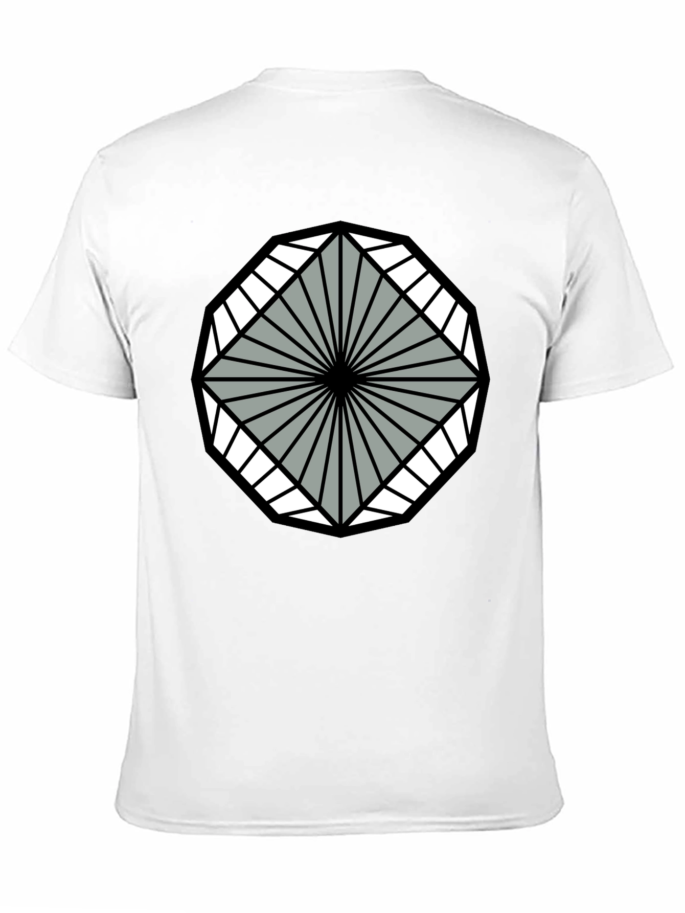 Geometric Pattern Tee - Modern Graphic T-Shirt